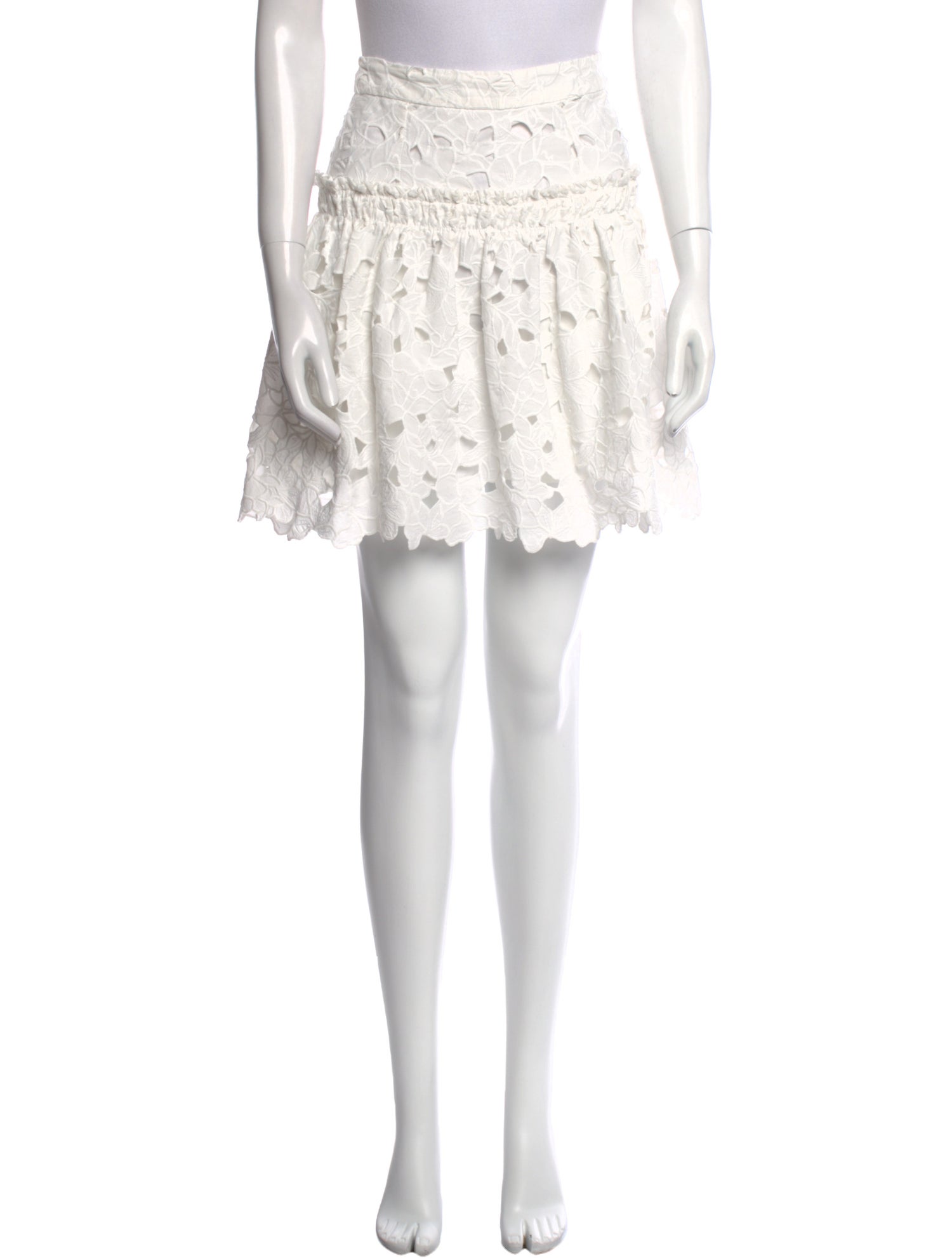 Cara Cara Ruffle Embellishment Mini Skirt