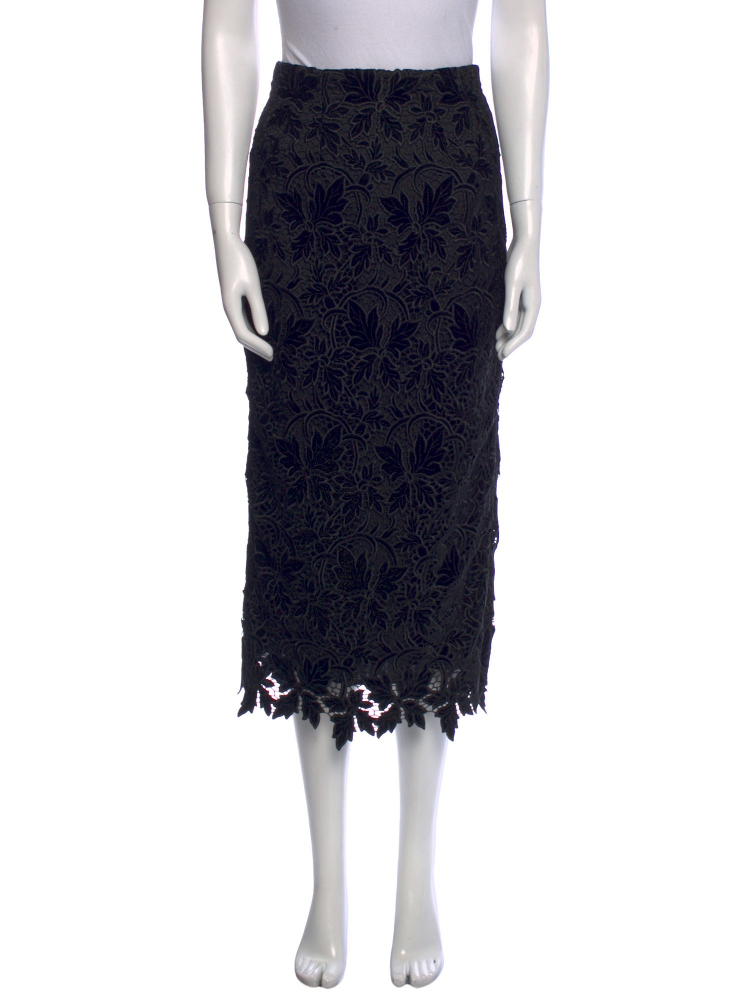 Cara Cara Lace Pattern Midi Length Skirt w/ Tags