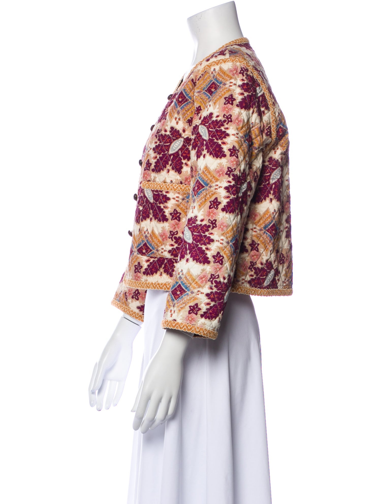 Cara Cara Printed Evening Jacket