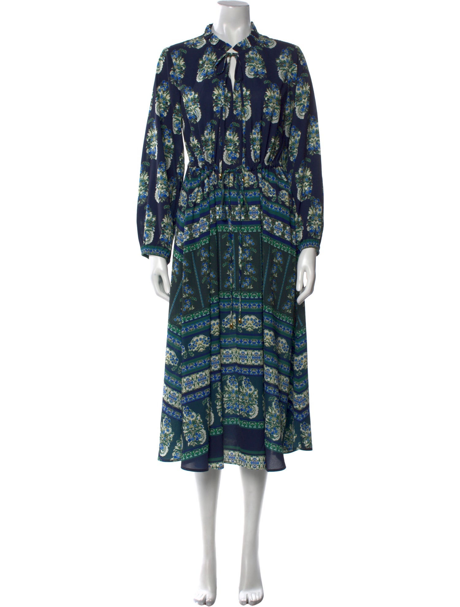 Cara Cara Paisley Print Midi Length Dress
