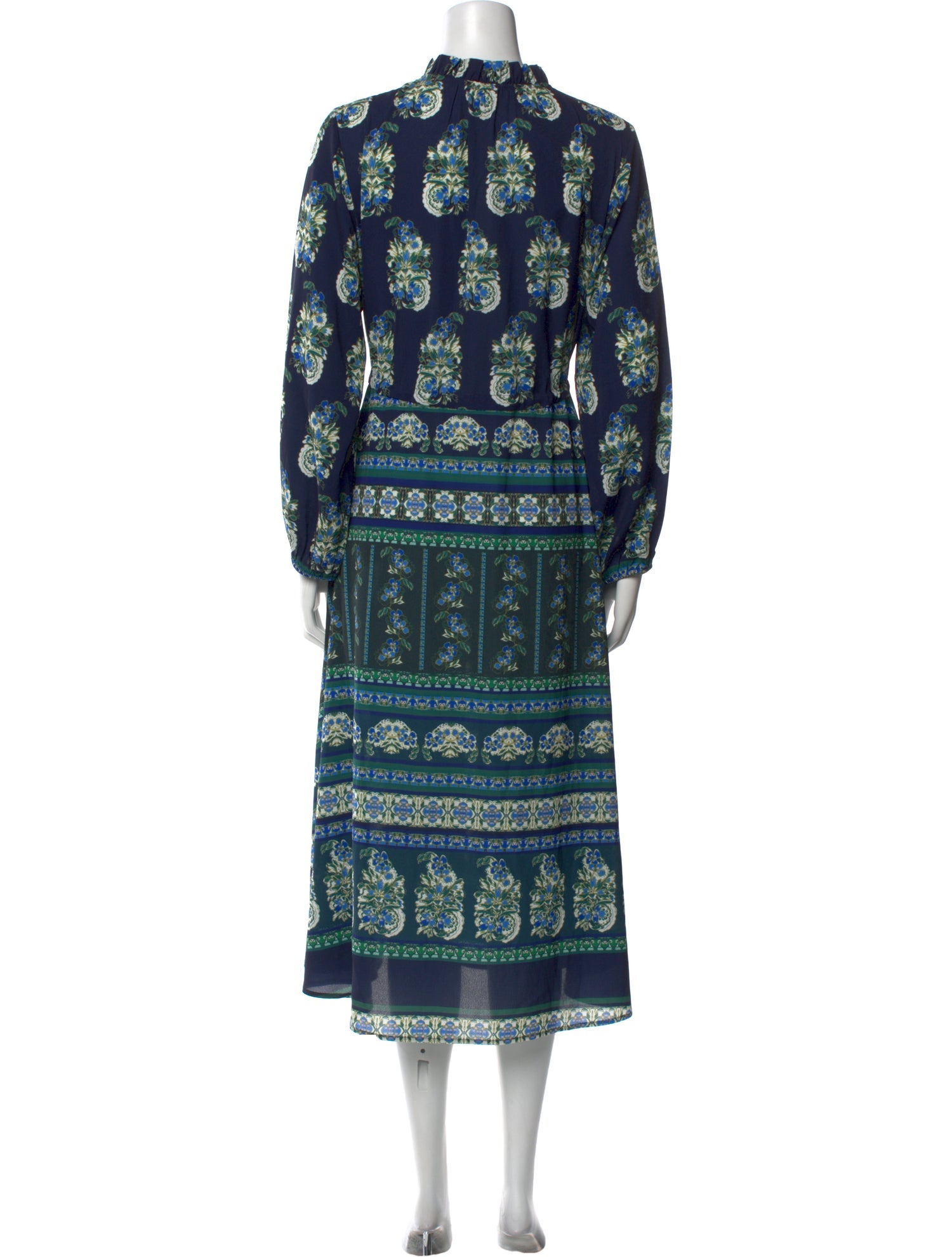 Cara Cara Paisley Print Midi Length Dress