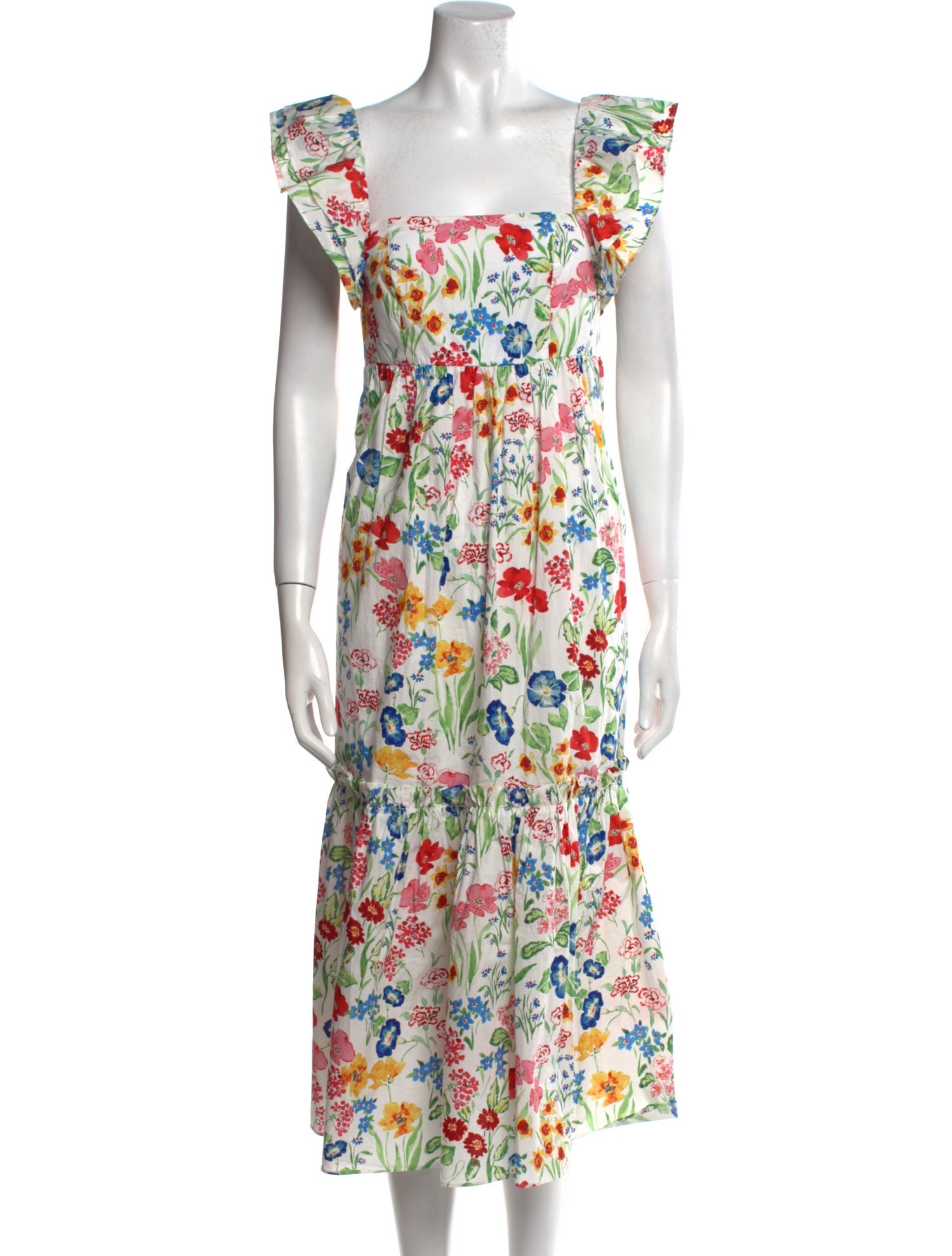 Cara Cara Floral Print Midi Length Dress w/ Tags