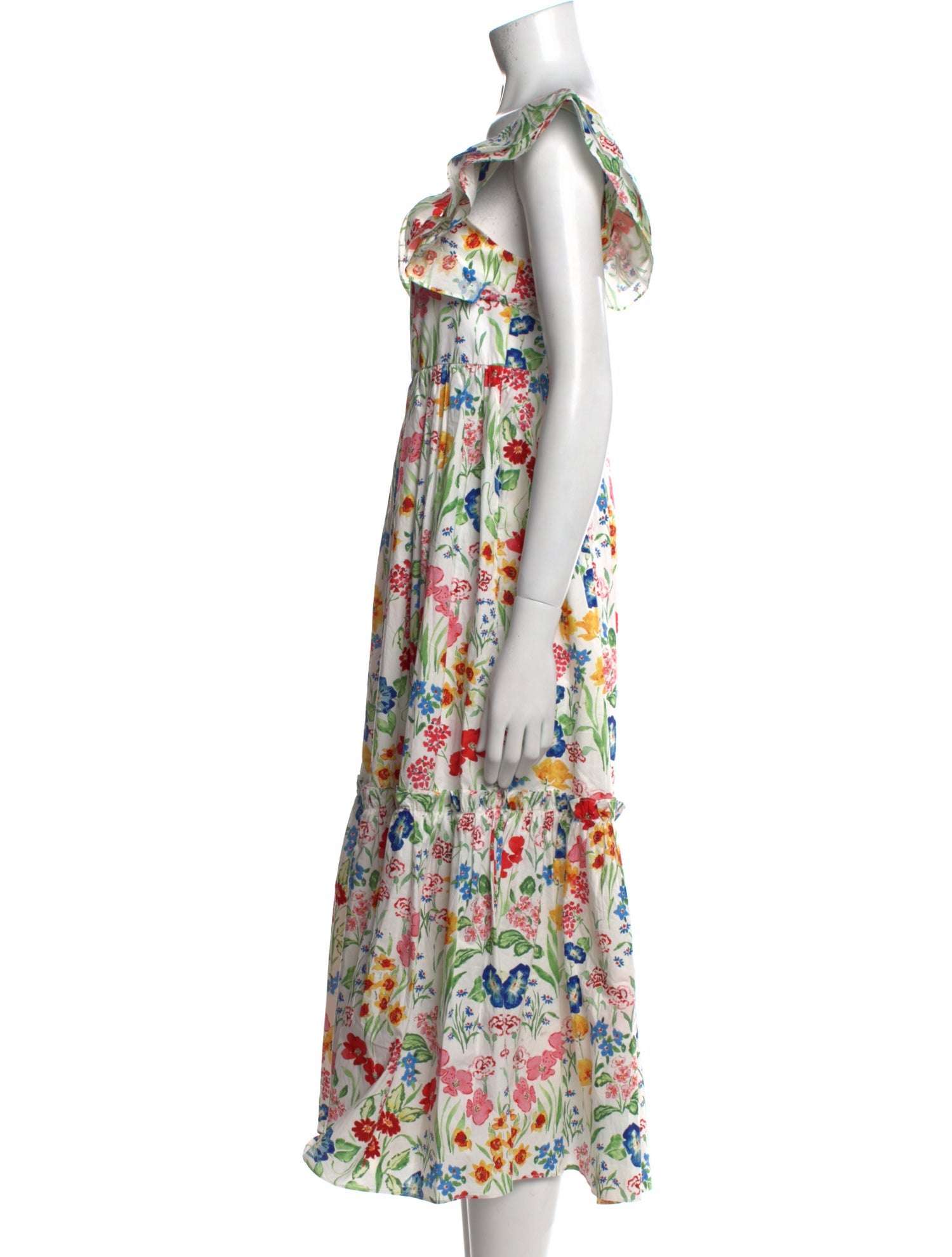 Cara Cara Floral Print Midi Length Dress w/ Tags