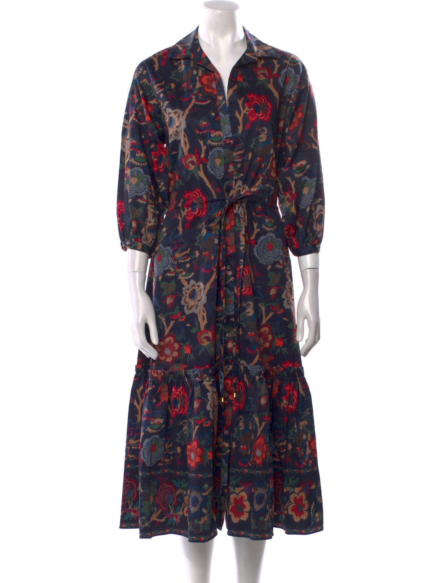 Cara Cara Printed Midi Length Dress