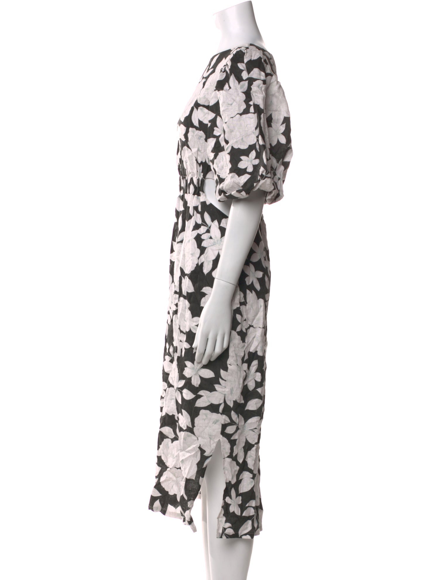 Cara Cara Floral Print Midi Length Dress