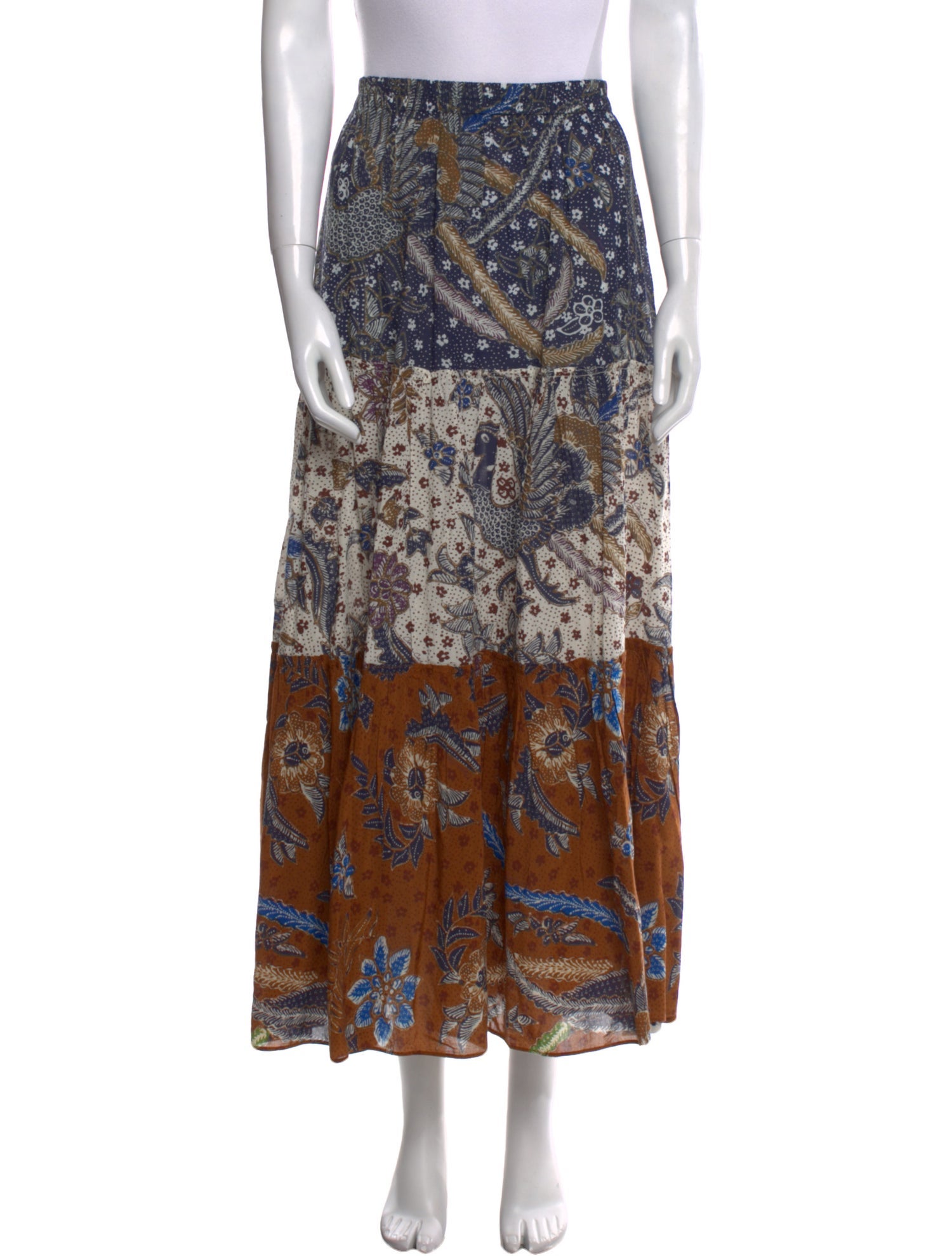 Cara Cara Printed Midi Length Skirt