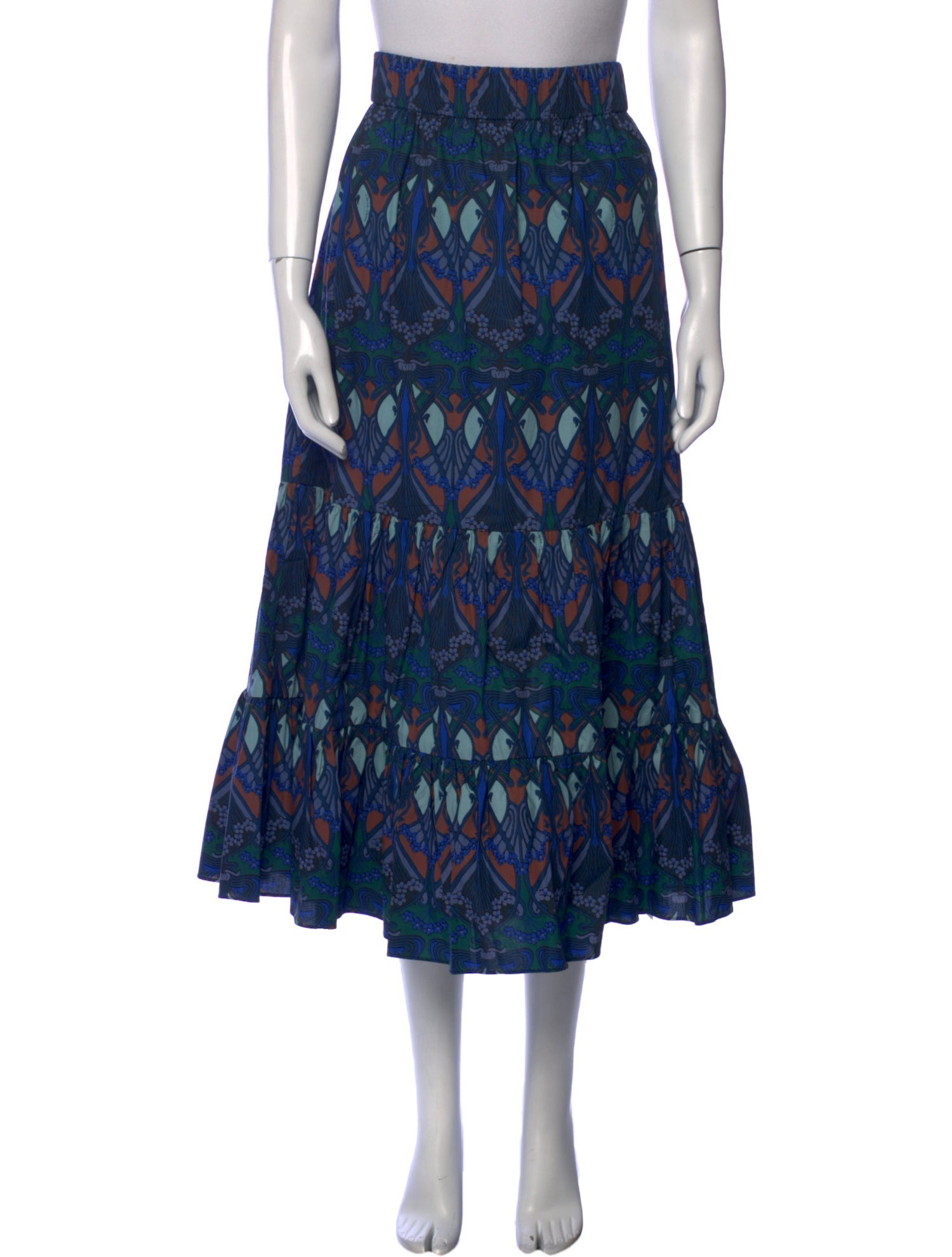 Cara Cara Printed Midi Length Skirt