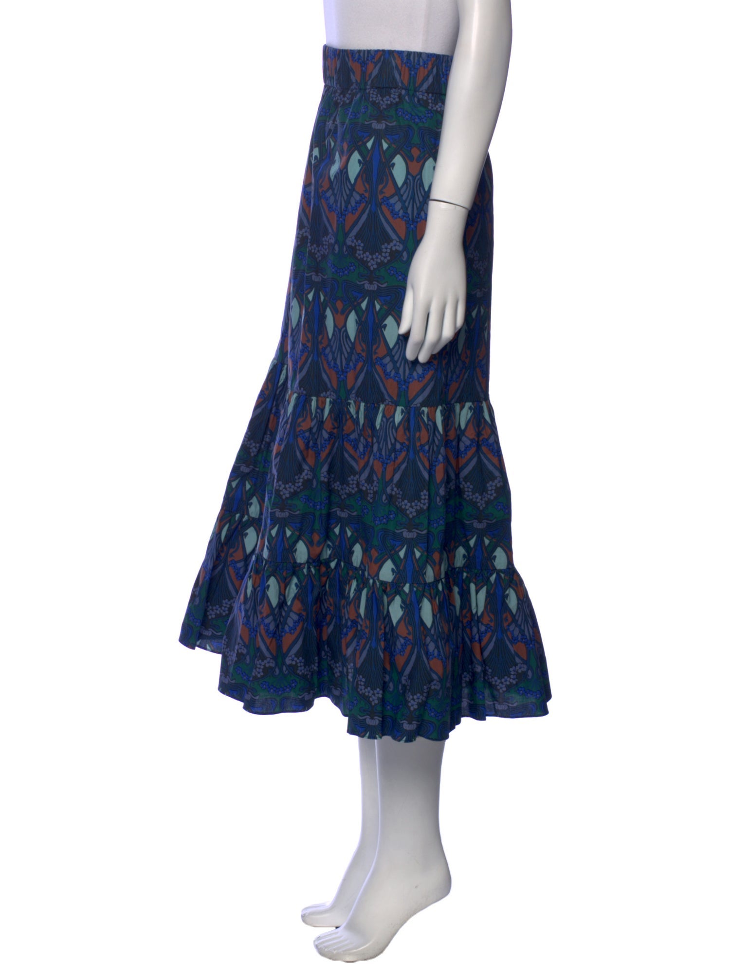 Cara Cara Printed Midi Length Skirt