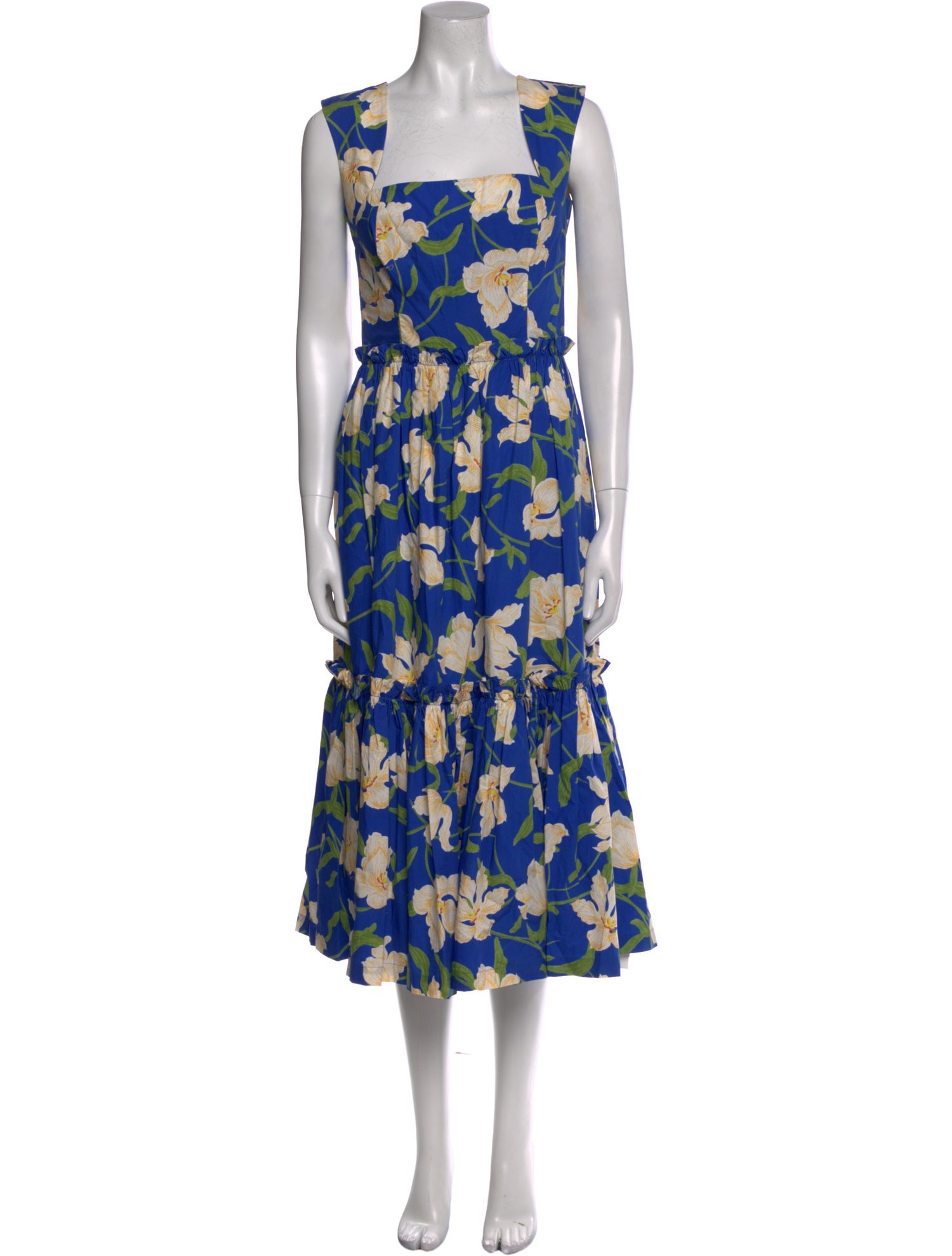 Cara Cara Floral Print Midi Length Dress