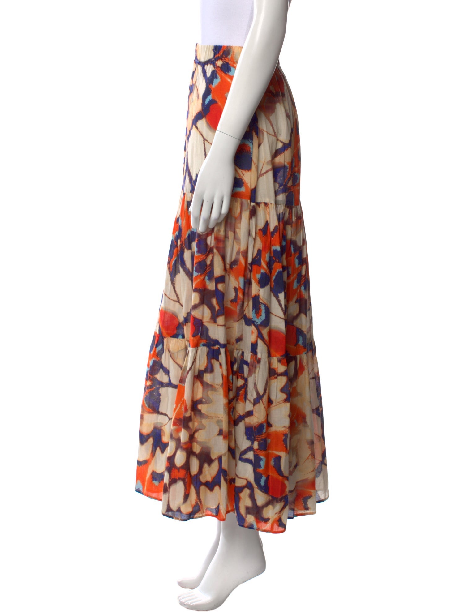 Cara Cara Printed Midi Length Skirt