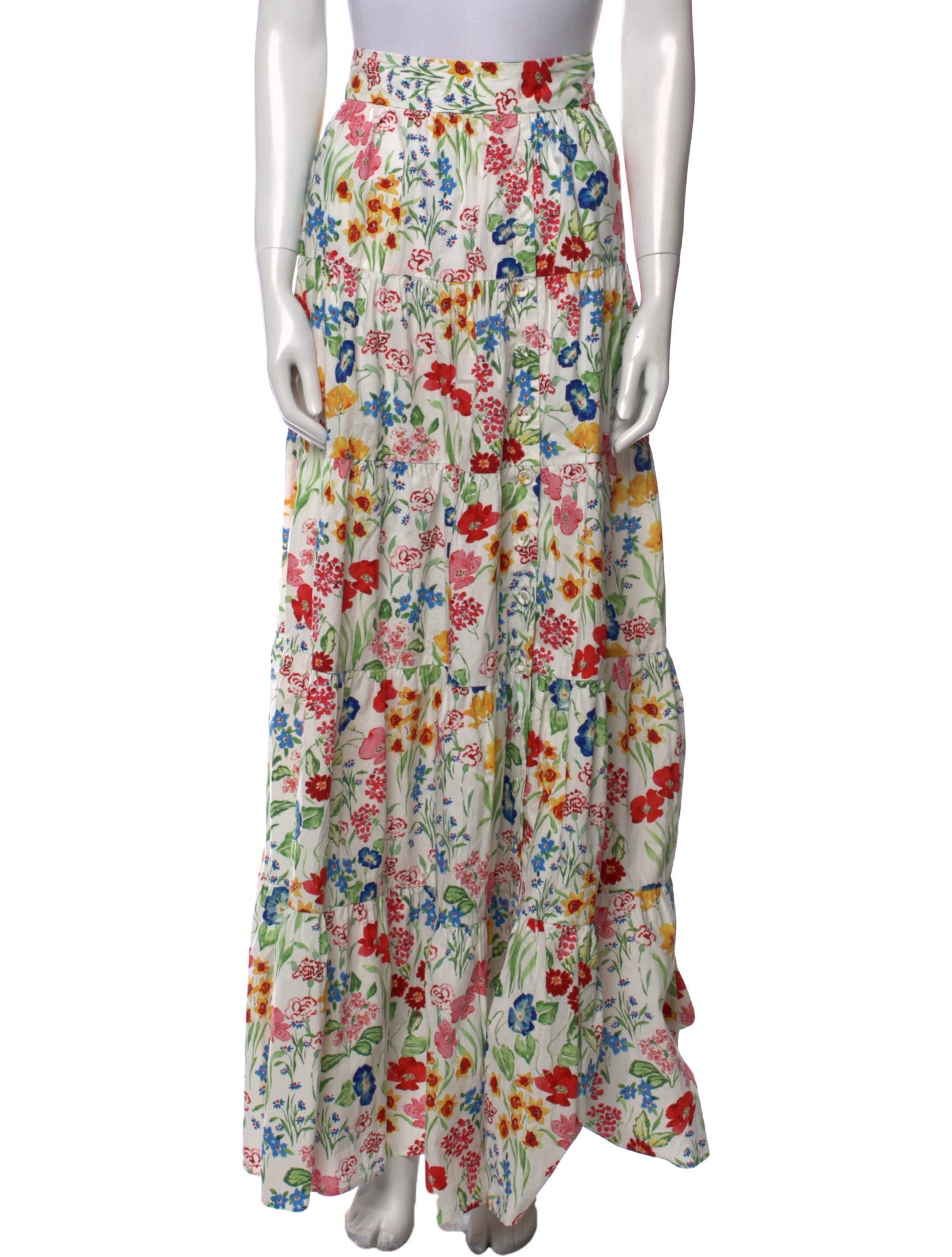 Cara Cara Floral Print Long Skirt