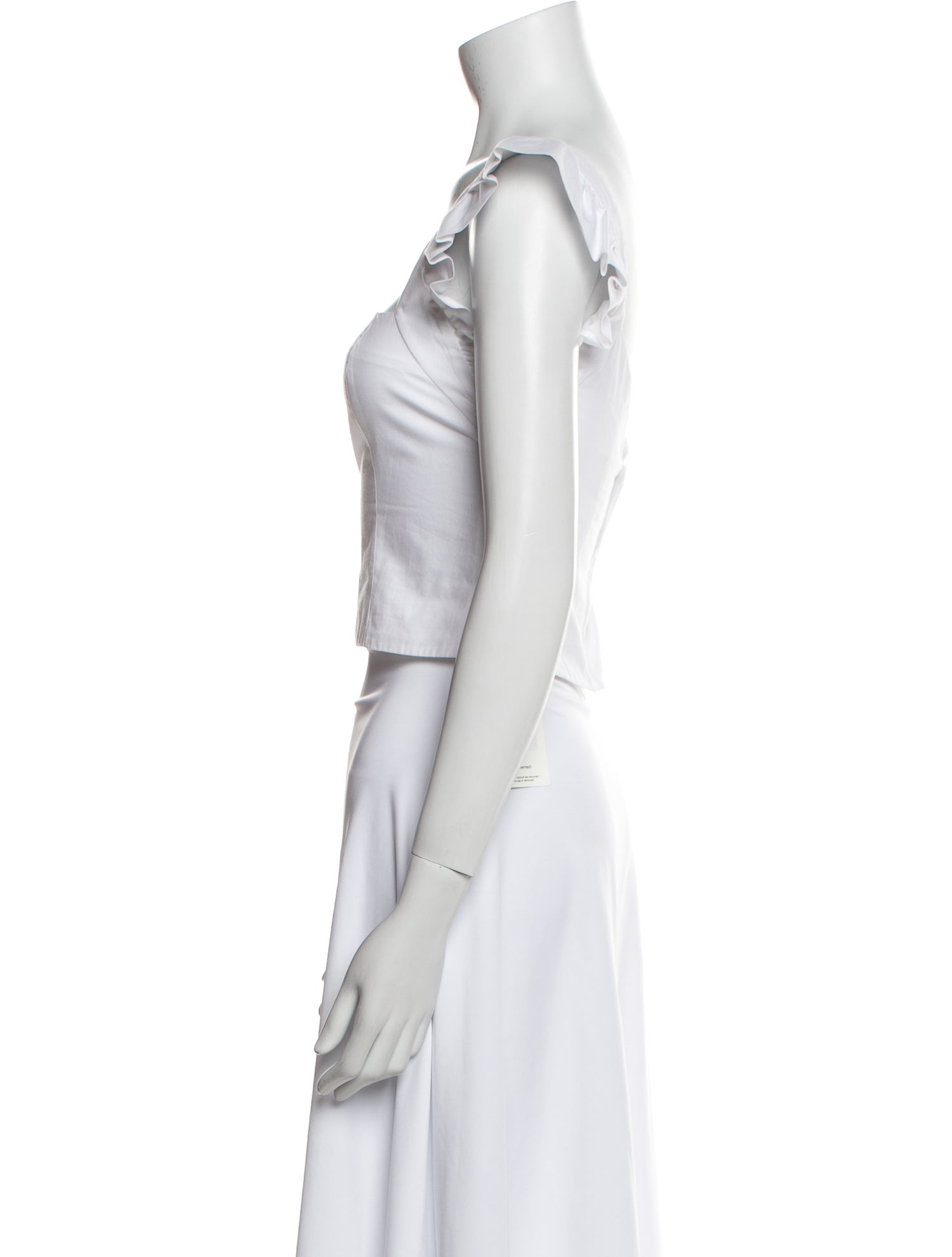 Cara Cara Square Neckline Short Sleeve Crop Top