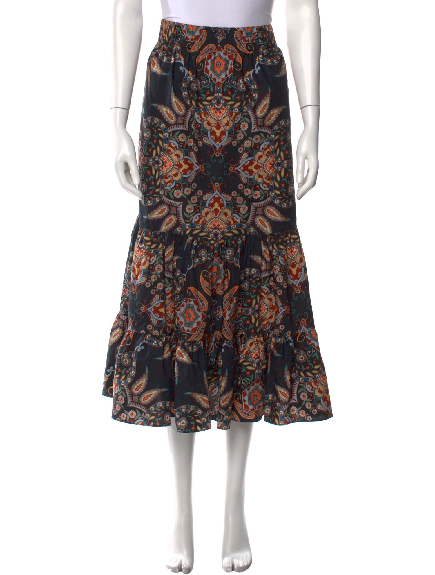 Cara Cara Printed Midi Length Skirt