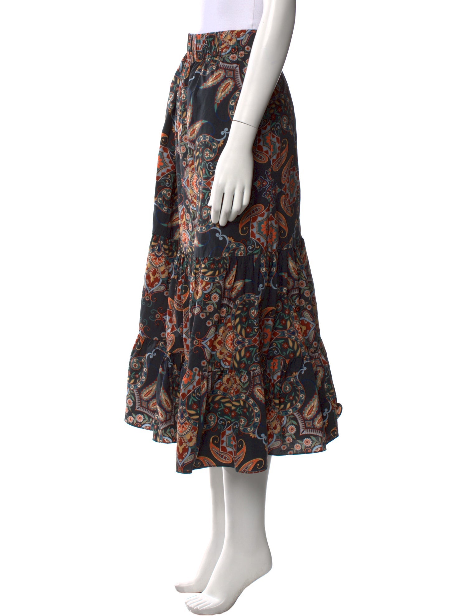 Cara Cara Printed Midi Length Skirt