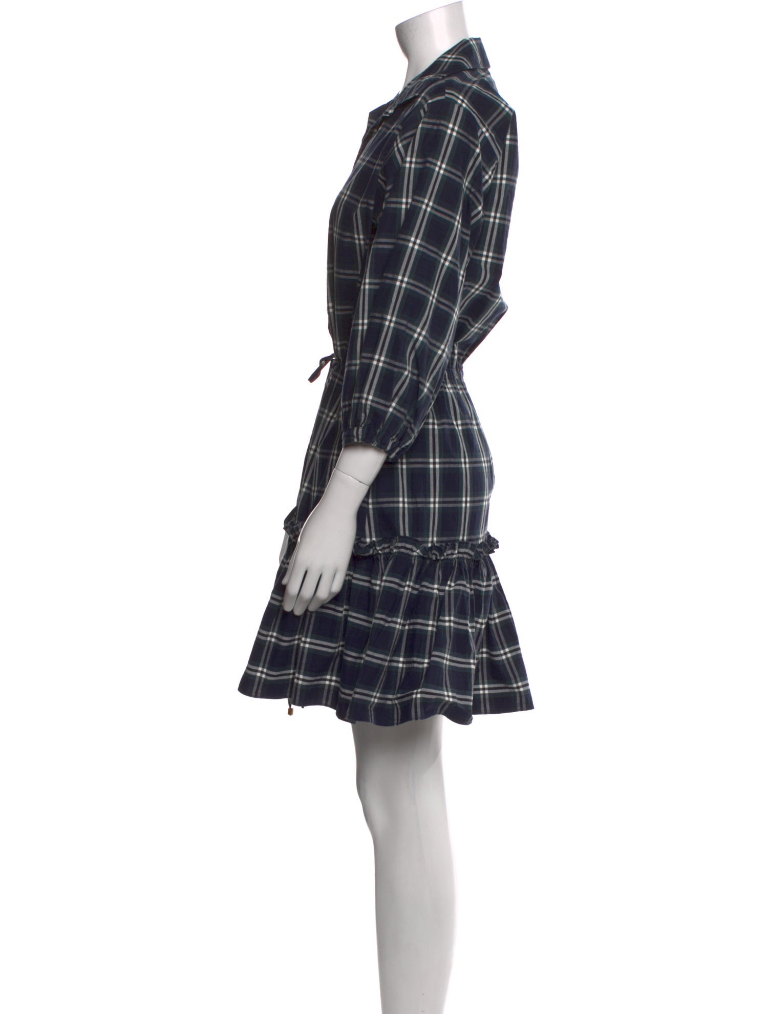 Cara Cara Plaid Print Knee-Length Dress