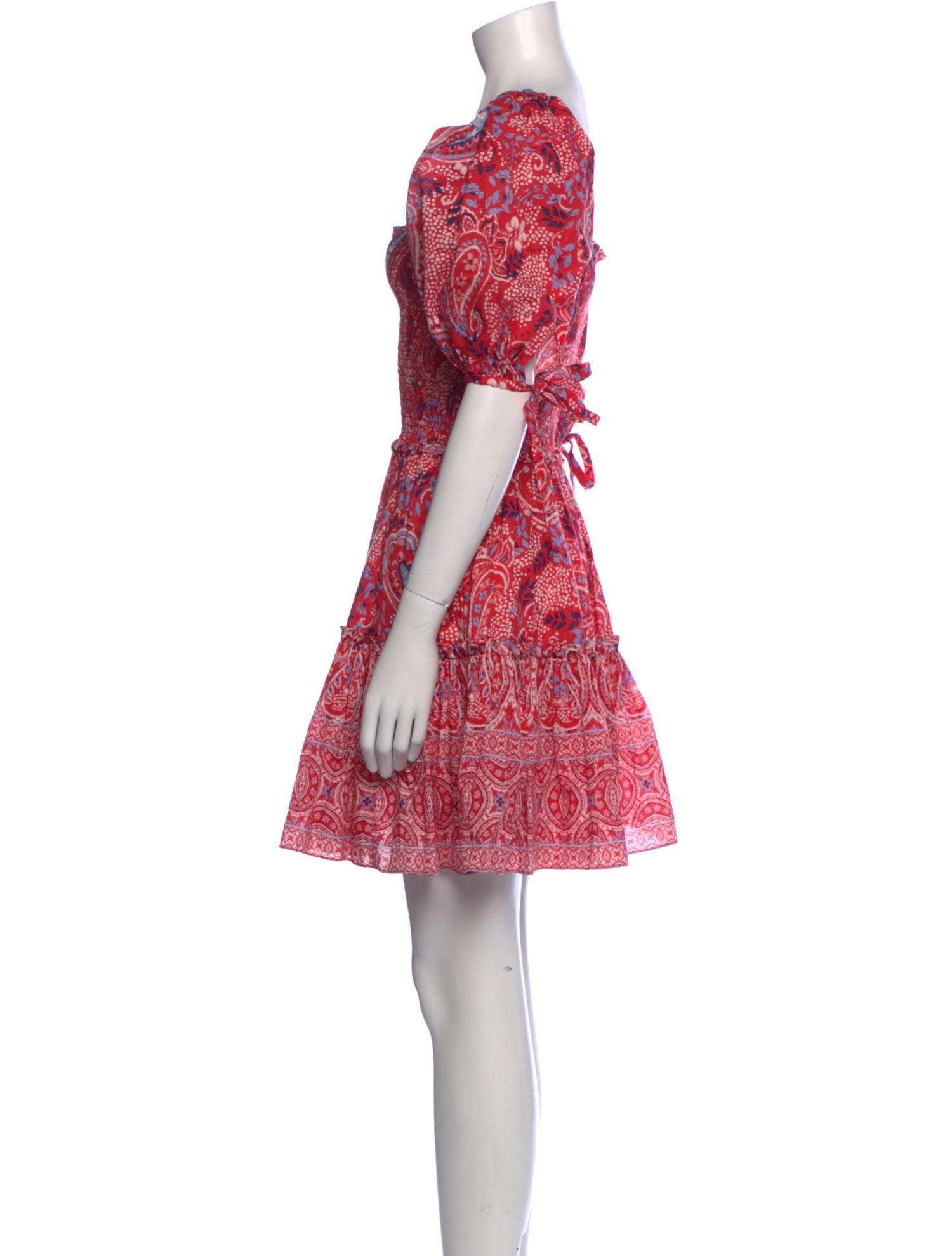 Cara Cara Paisley Print Mini Dress