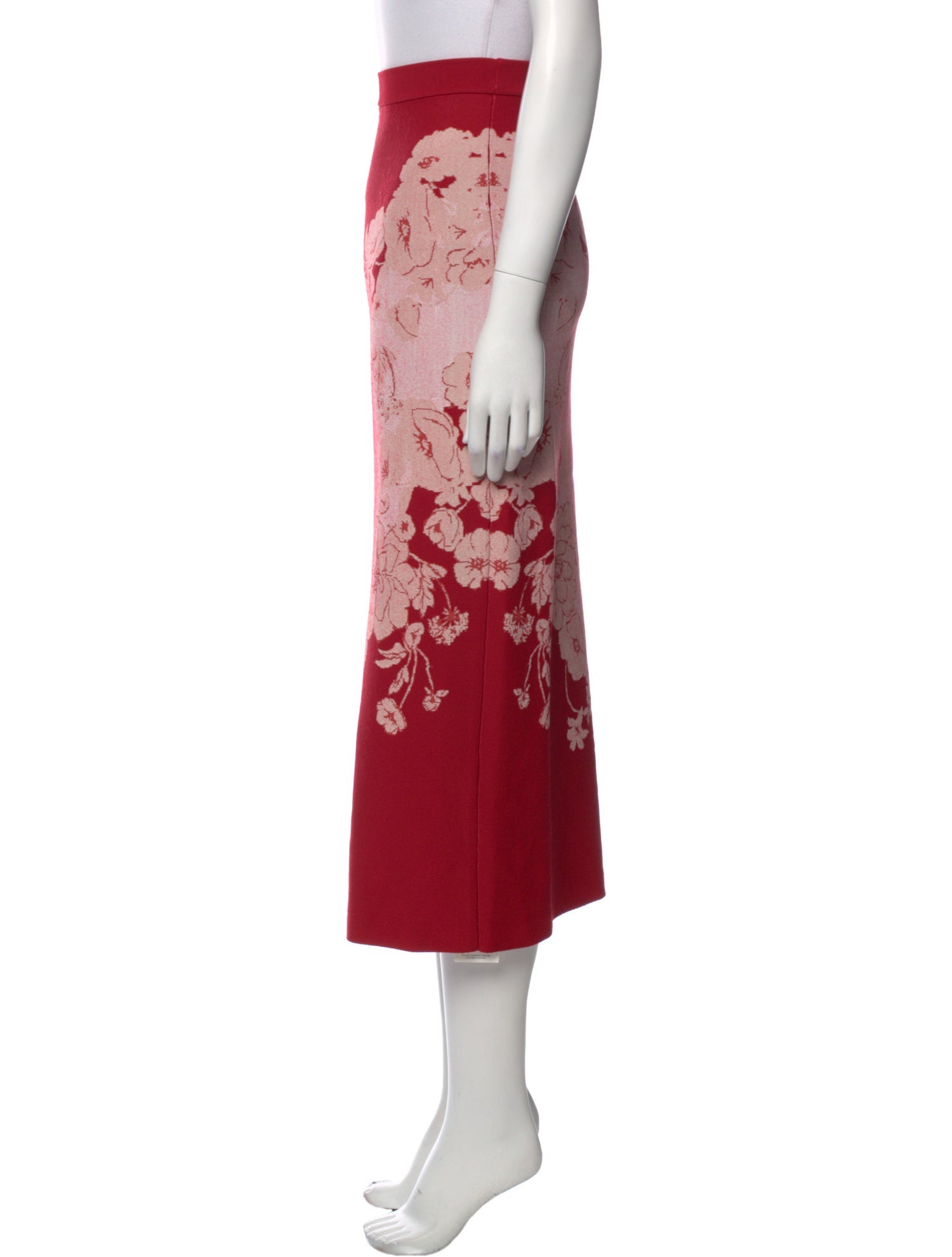 Cara Cara Floral Print Midi Length Skirt