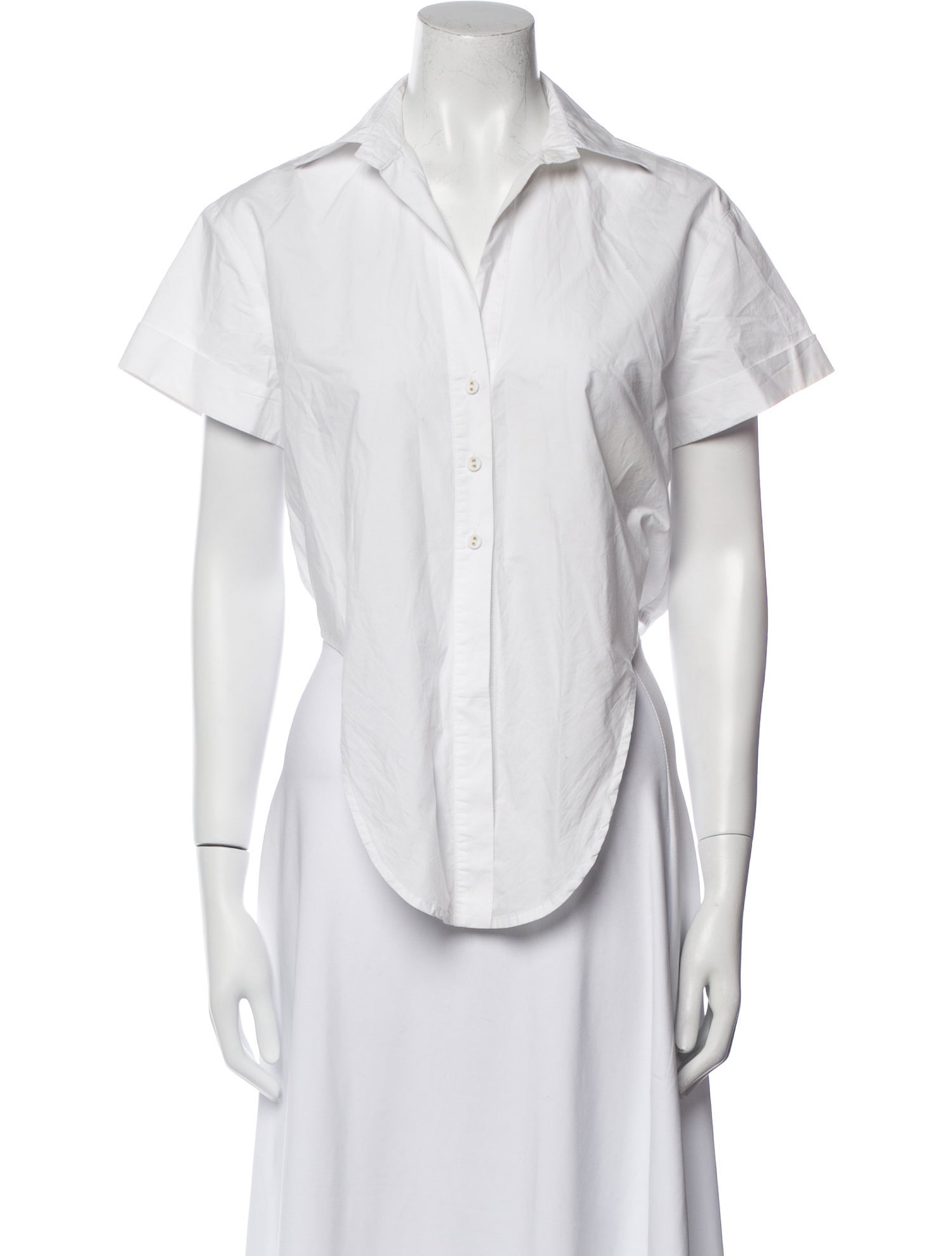 Cara Cara Short Sleeve Button-Up Top
