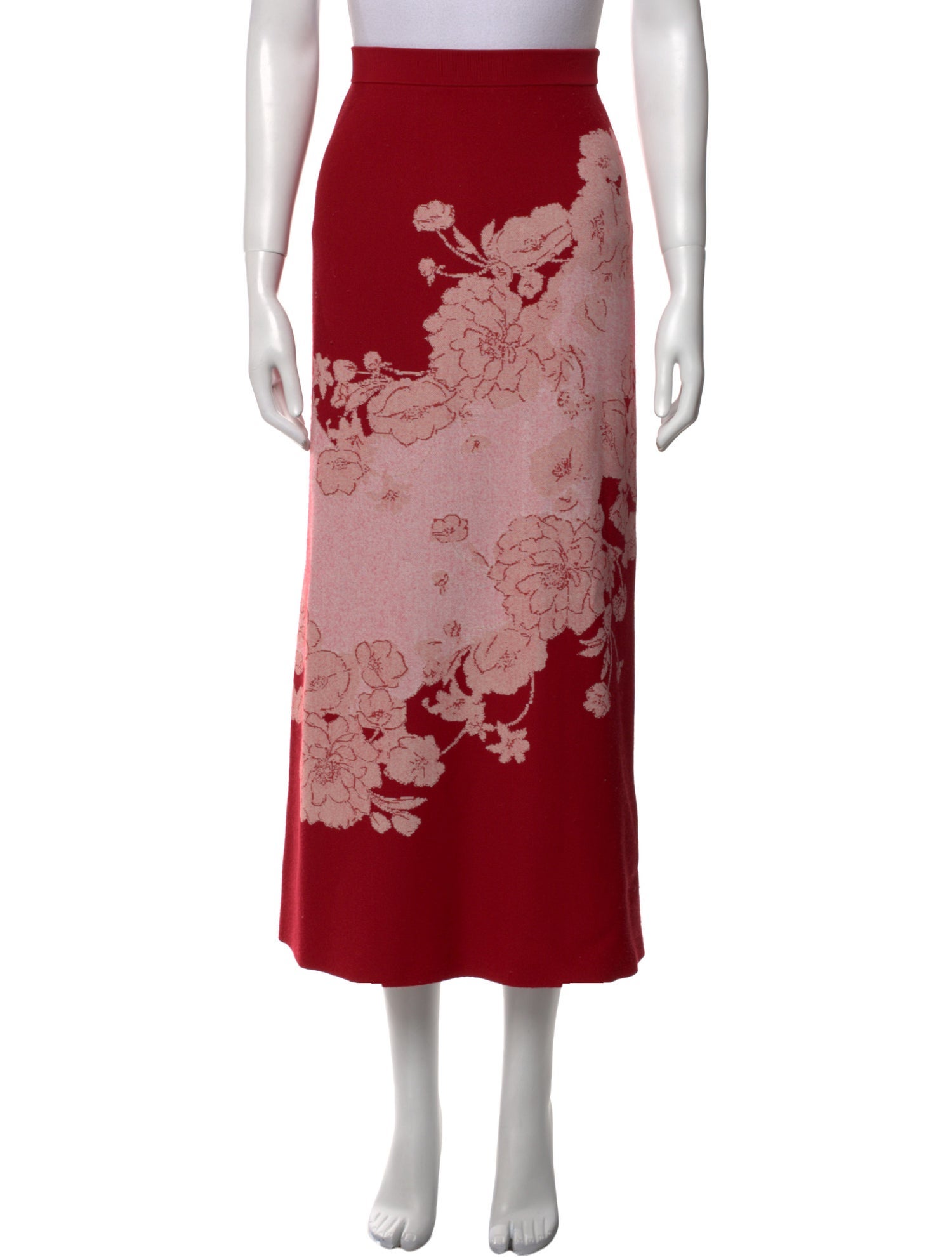 Cara Cara Floral Print Midi Length Skirt