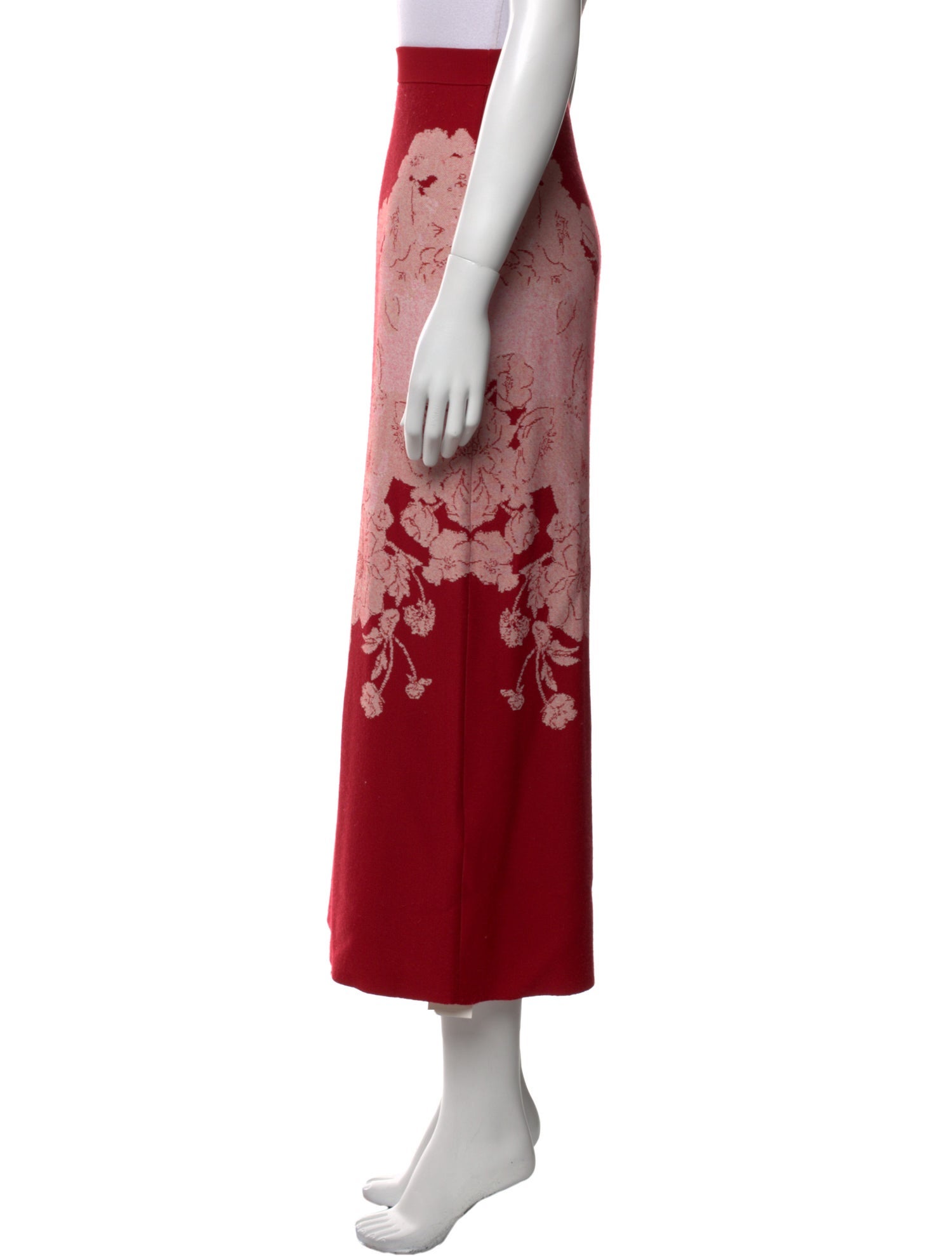 Cara Cara Floral Print Midi Length Skirt