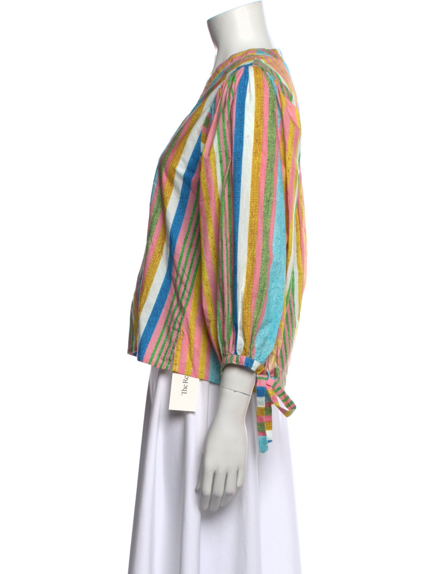 Cara Cara Striped V-Neck Blouse