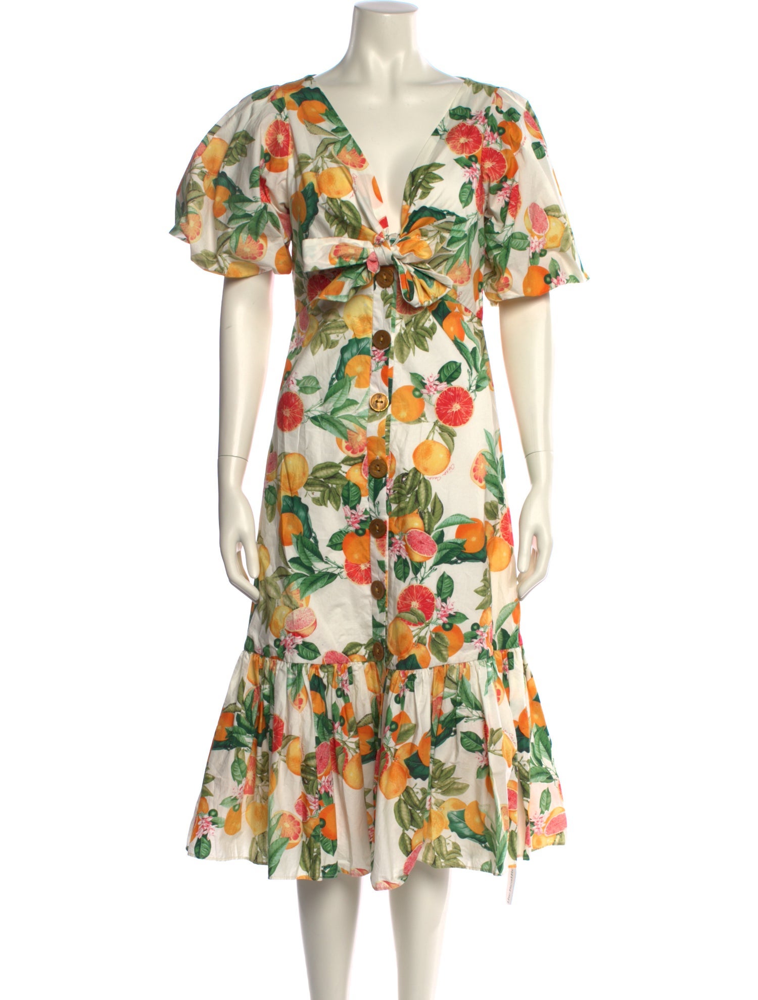 Cara Cara Floral Print Midi Length Dress