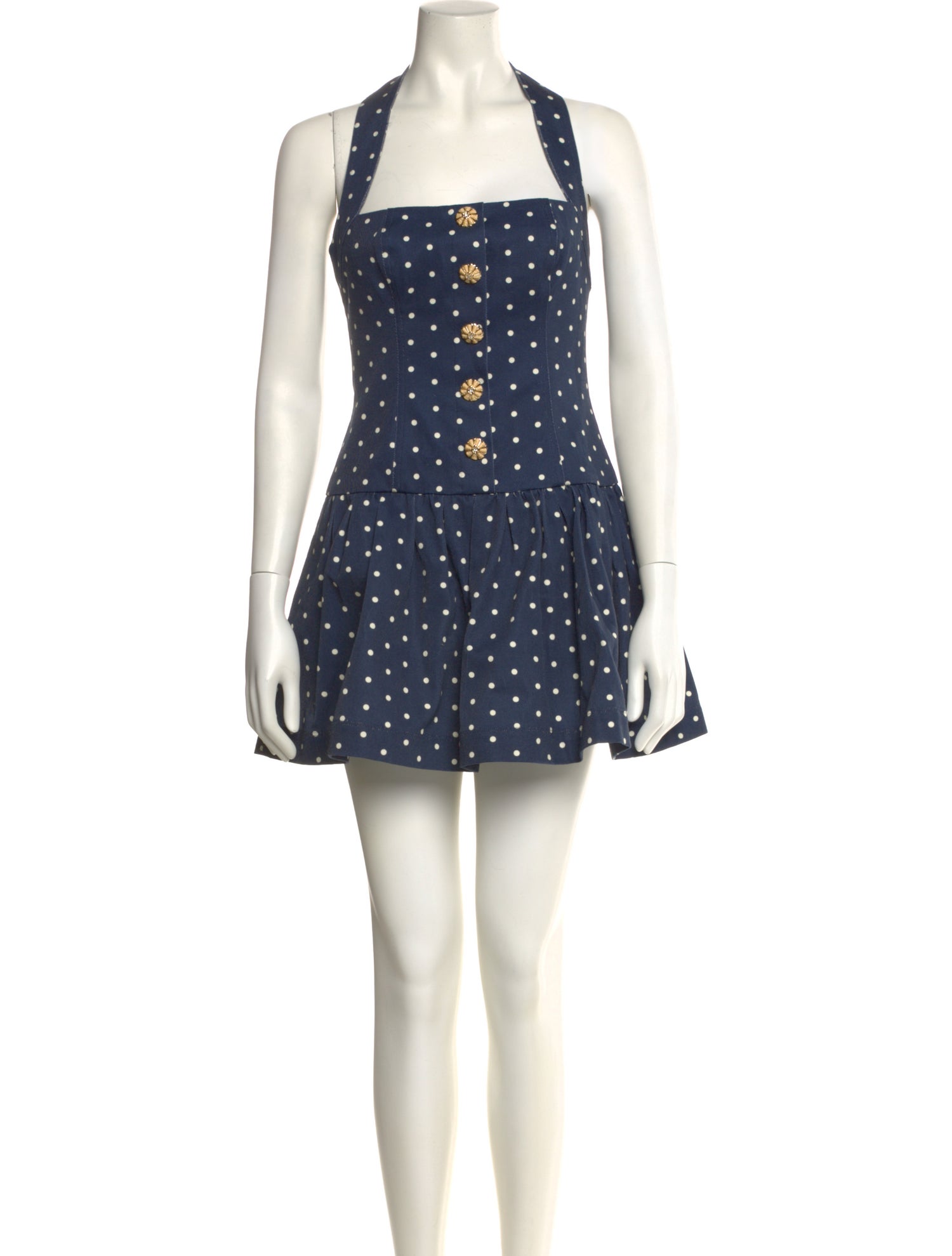 Cara Cara Polka Dot Print Mini Dress w/ Tags