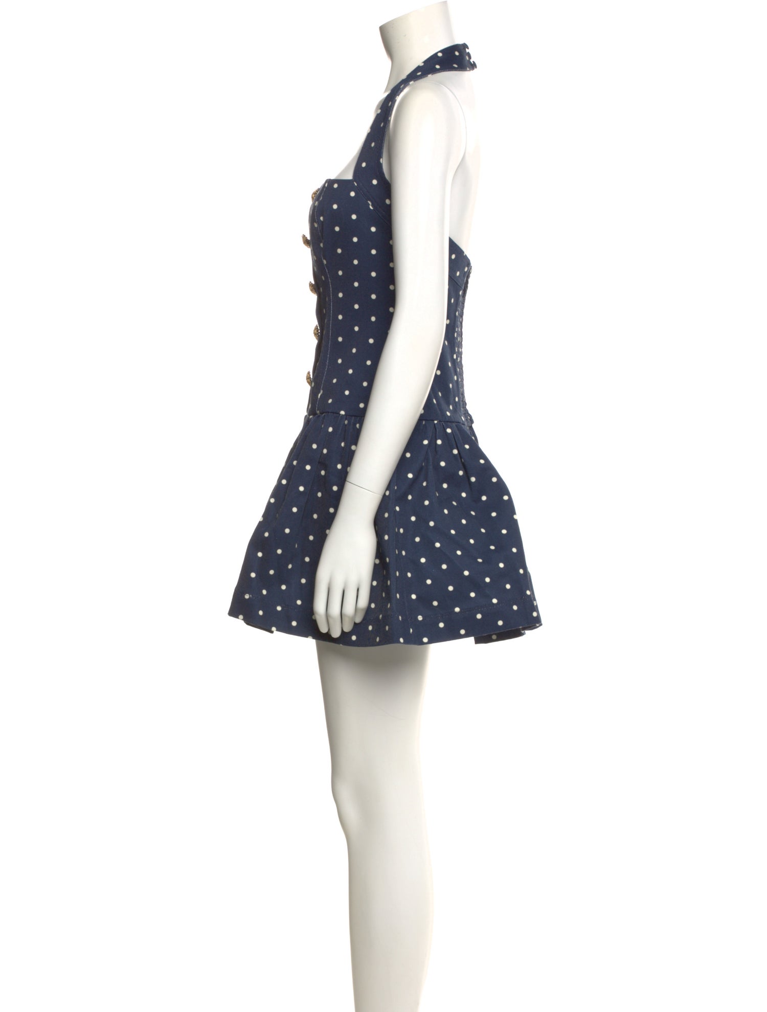 Cara Cara Polka Dot Print Mini Dress w/ Tags