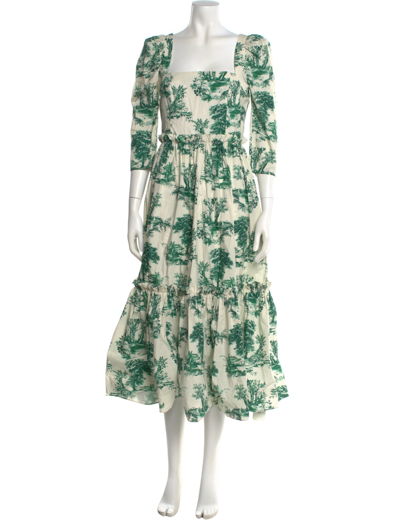Cara Cara Floral Print Midi Length Dress