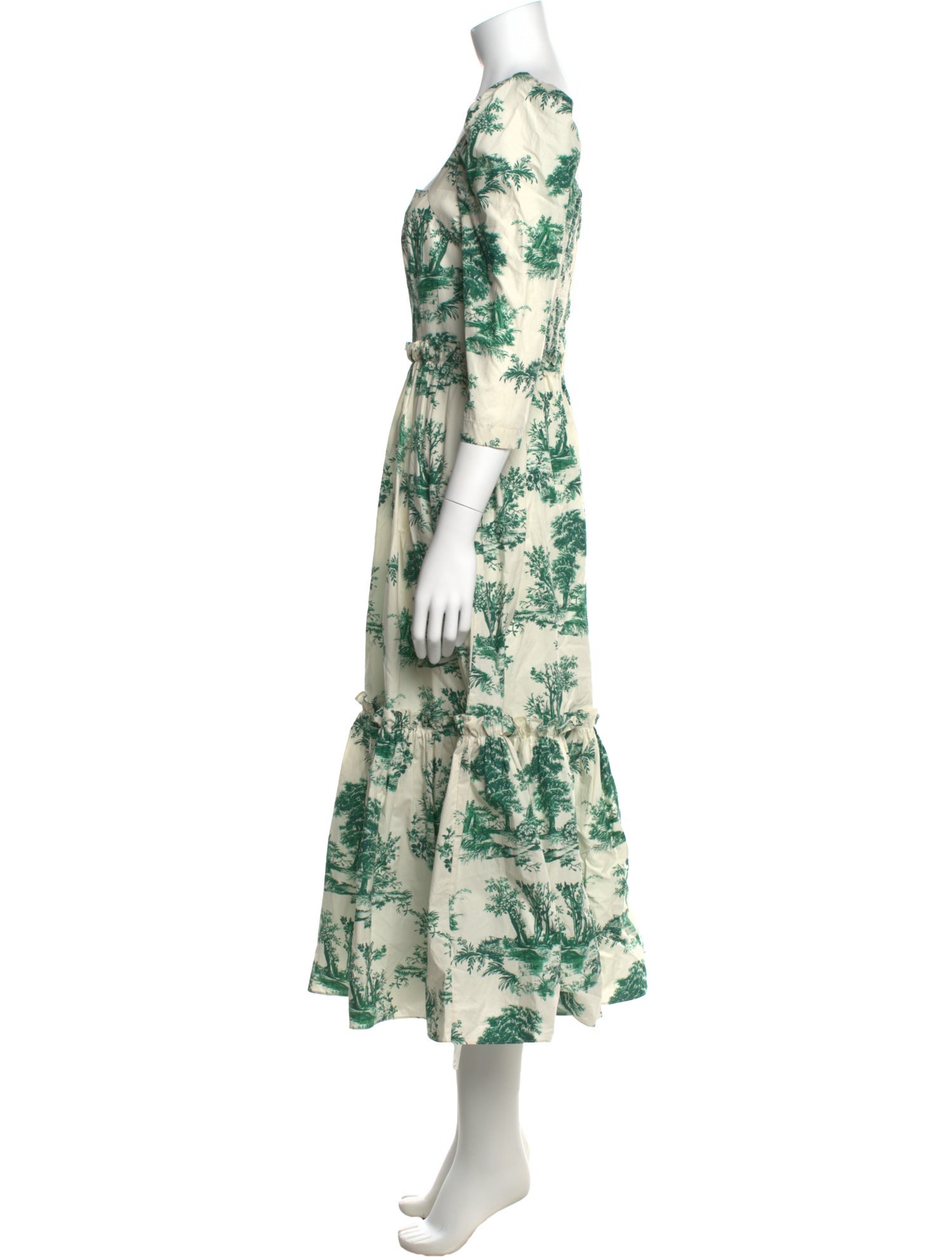 Cara Cara Floral Print Midi Length Dress