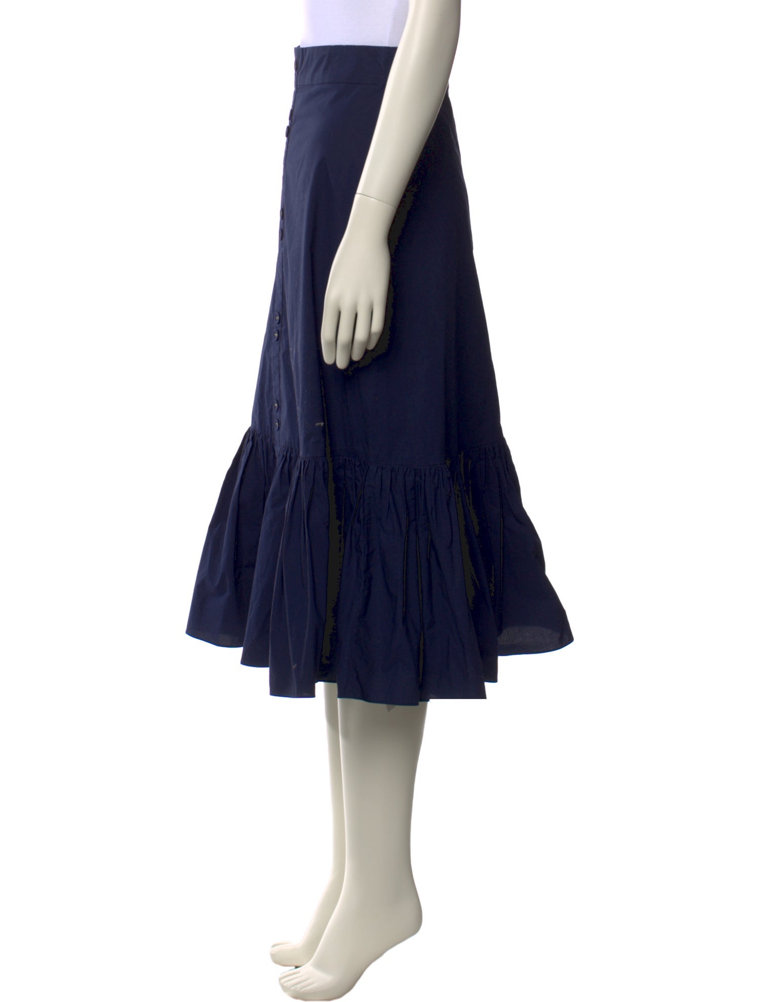 Cara Cara Ruffle Embellishment Midi Length Skirt