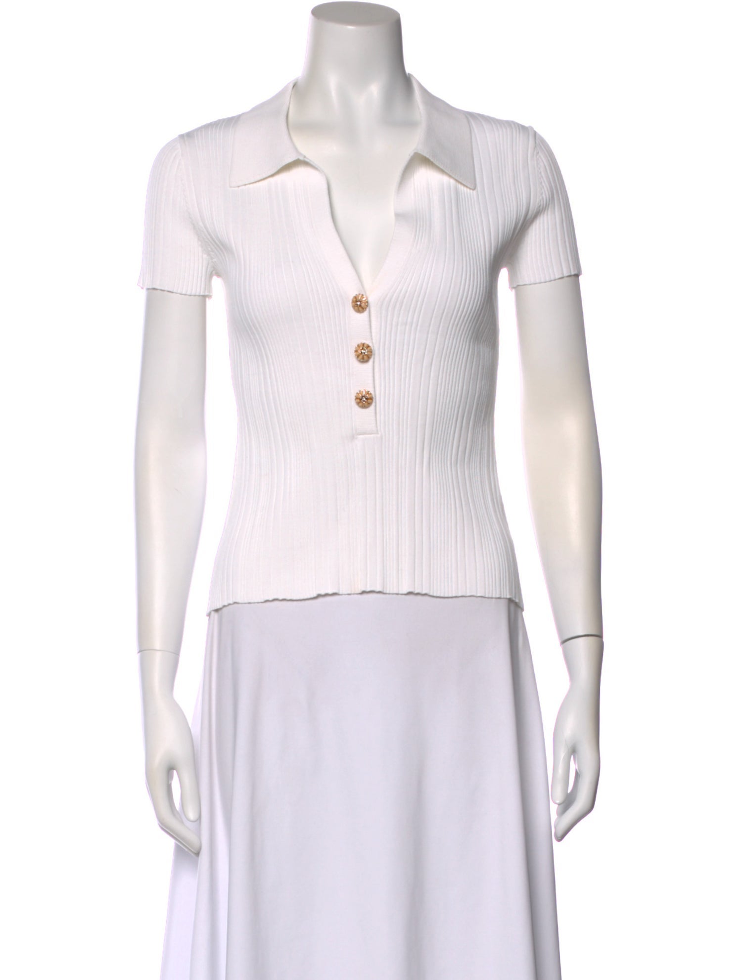 Cara Cara V-Neck Short Sleeve Polo