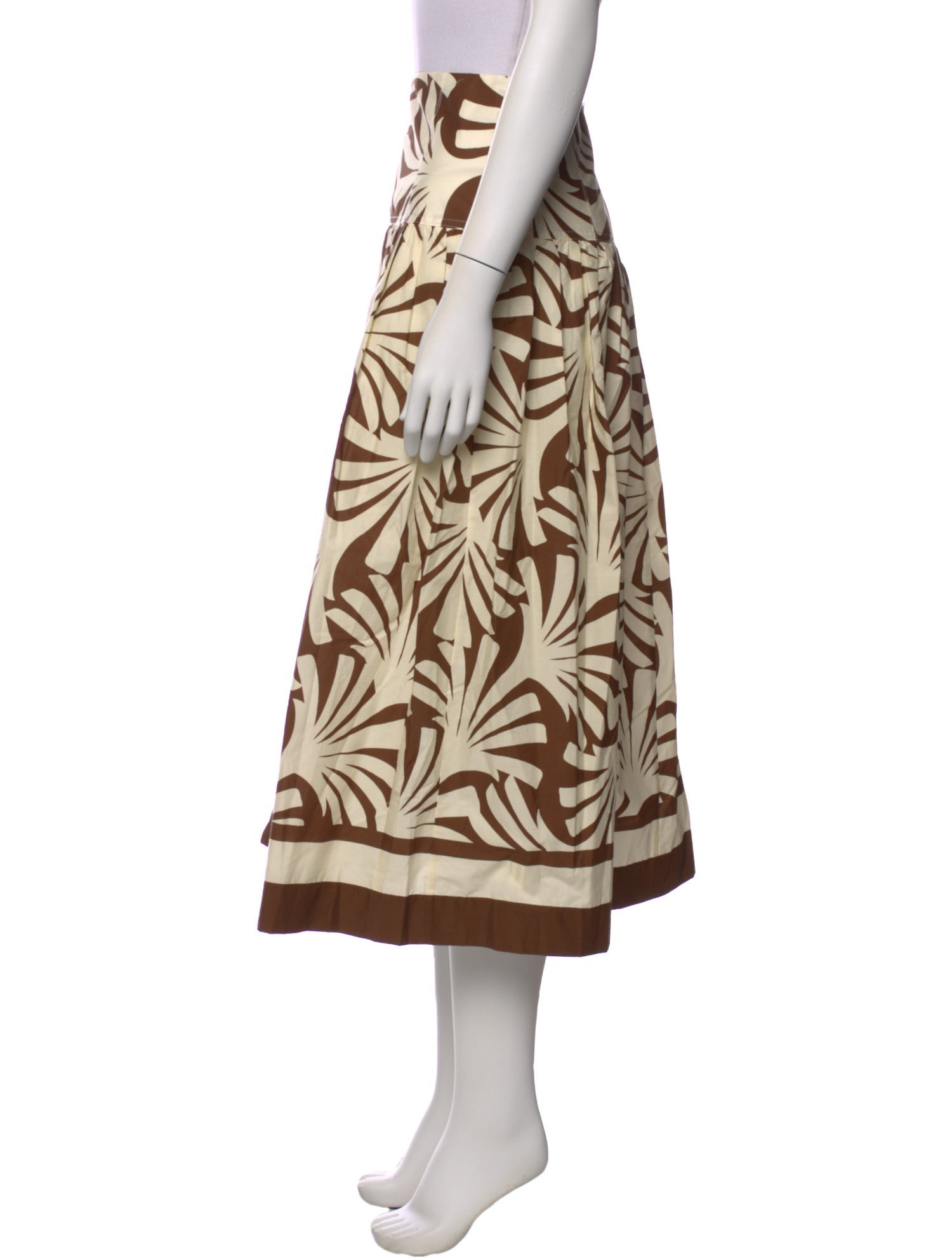 Cara Cara Printed Midi Length Skirt w/ Tags