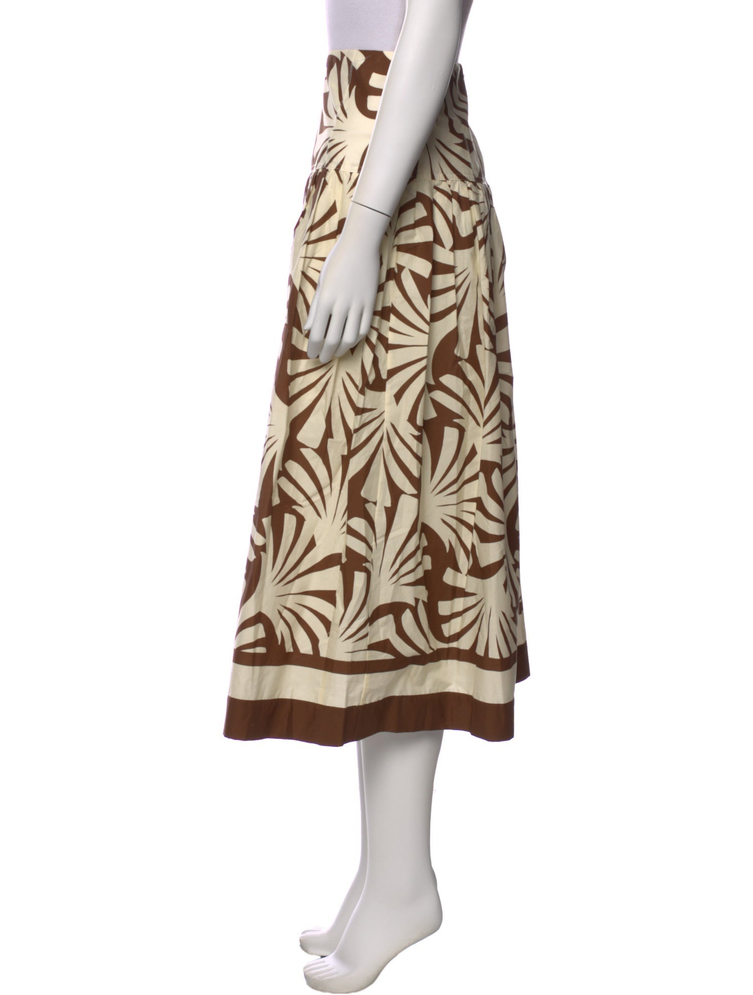 Cara Cara Printed Midi Length Skirt w/ Tags