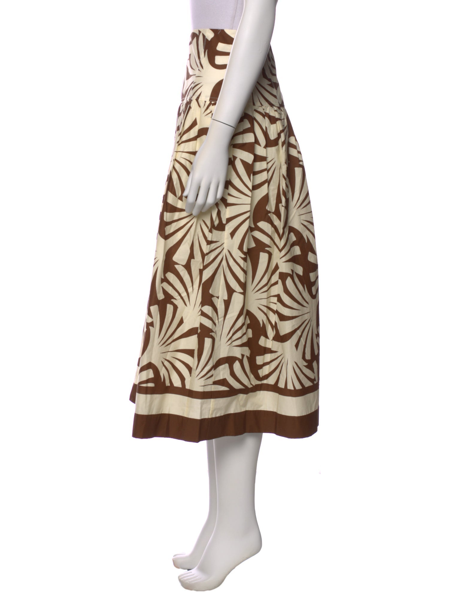 Cara Cara Printed Midi Length Skirt w/ Tags