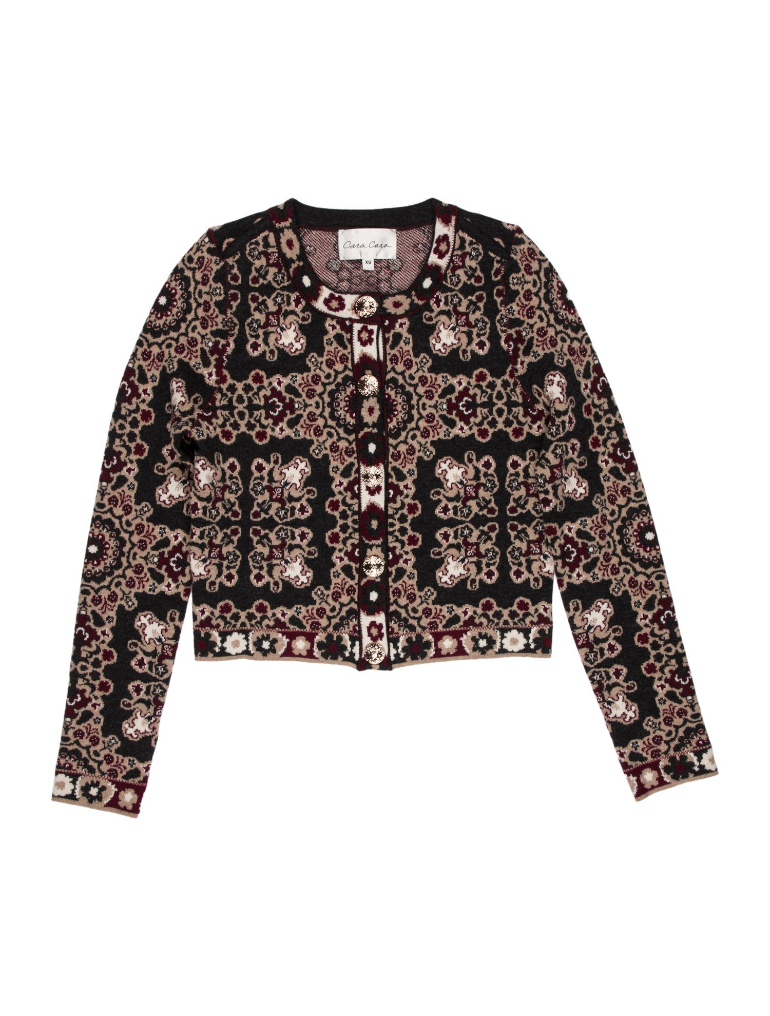Cara Cara Printed Crew Neck Sweater