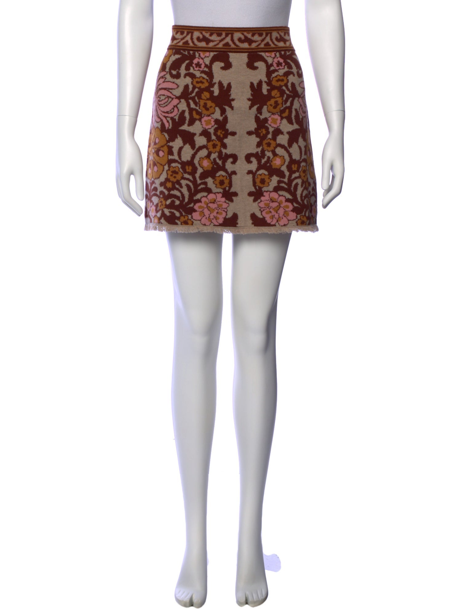 Cara Cara Printed Mini Skirt w/ Tags