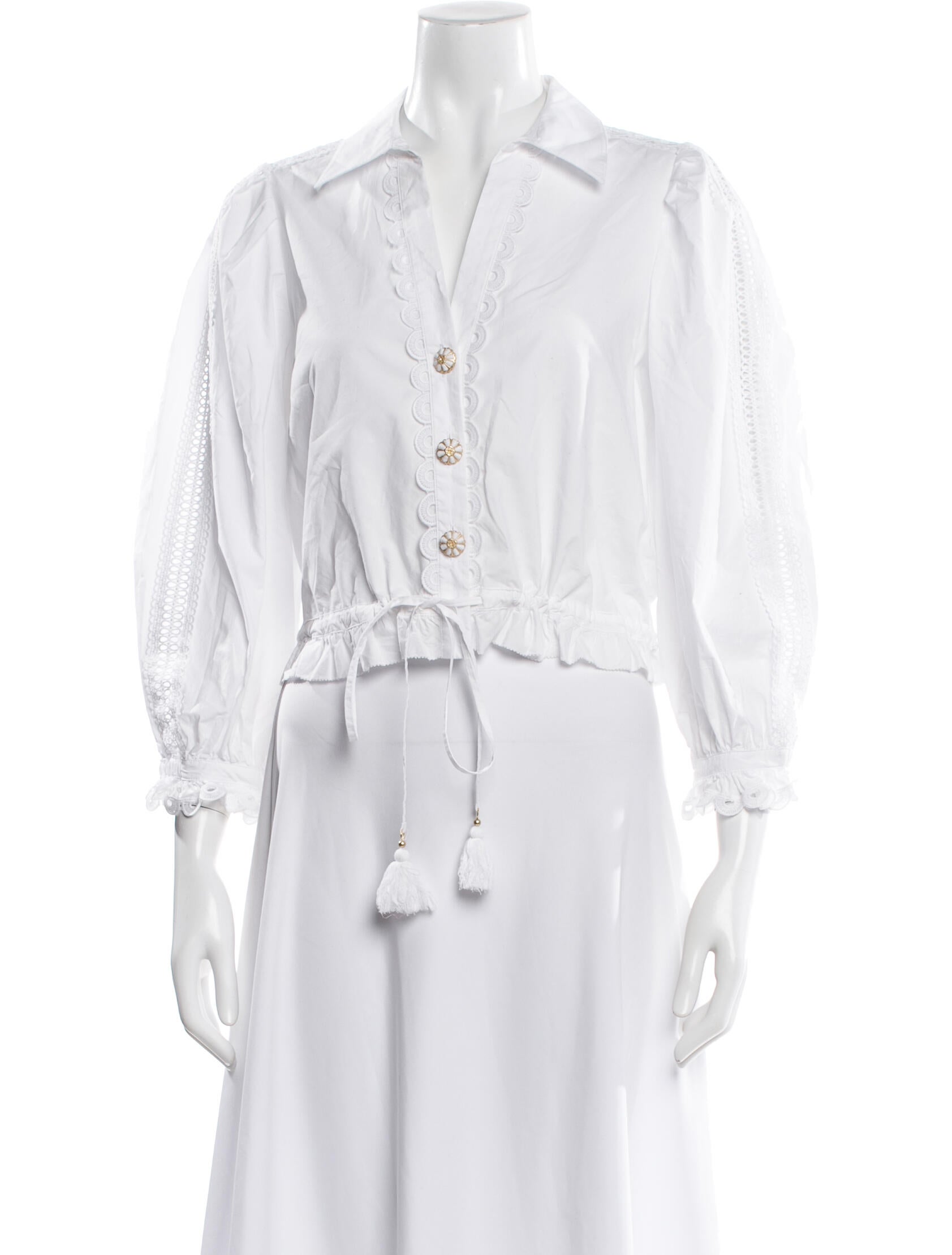 Cara Cara Three-Quarter Sleeve Blouse