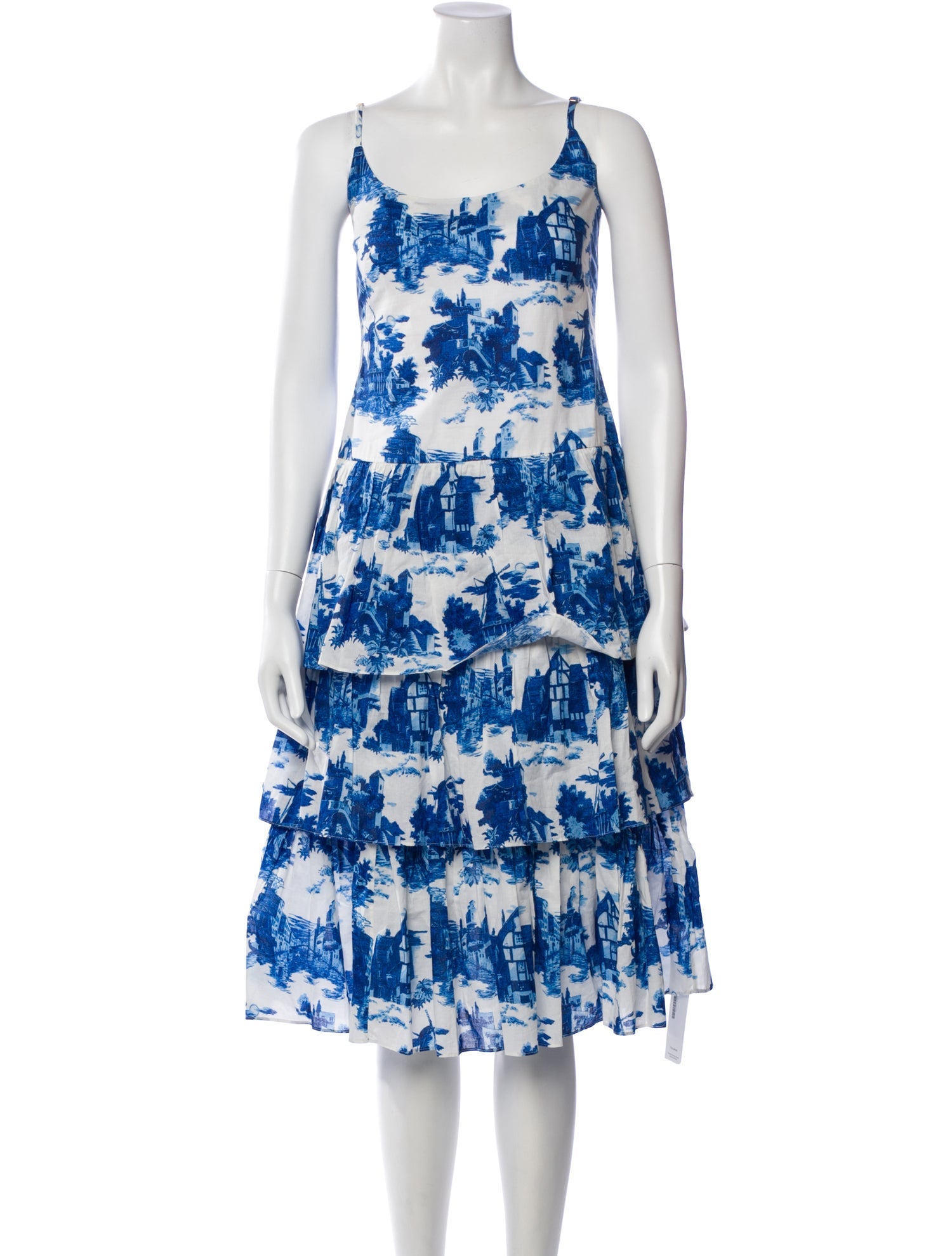 Cara Cara Printed Midi Length Dress w/ Tags