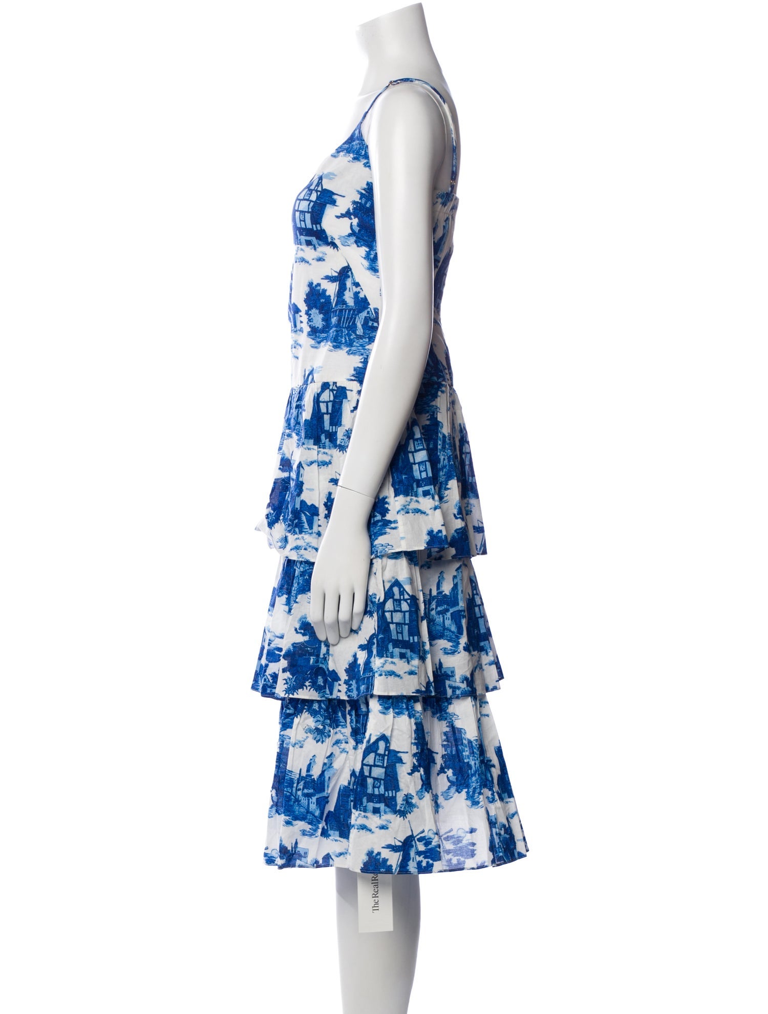 Cara Cara Printed Midi Length Dress w/ Tags