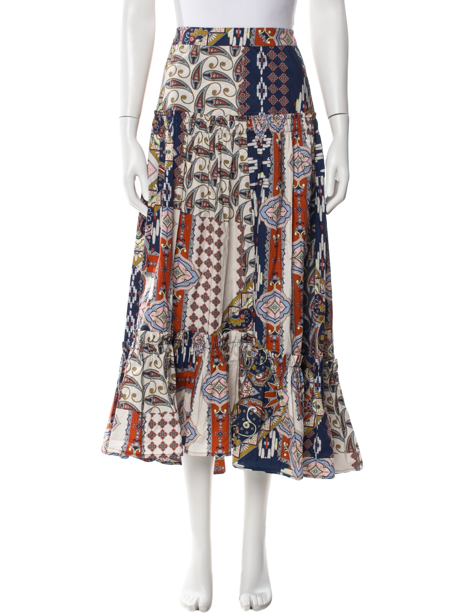 Cara Cara Printed Midi Length Skirt