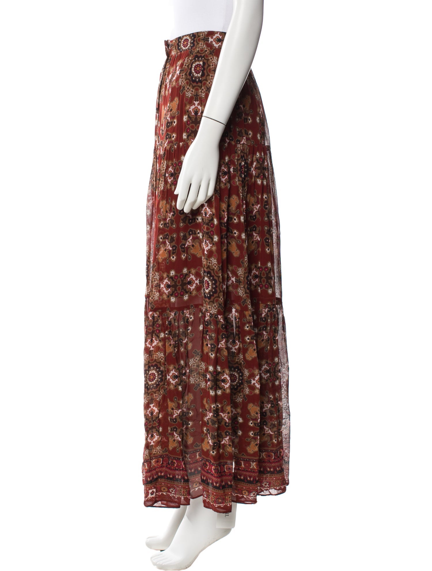 Cara Cara Floral Print Long Skirt
