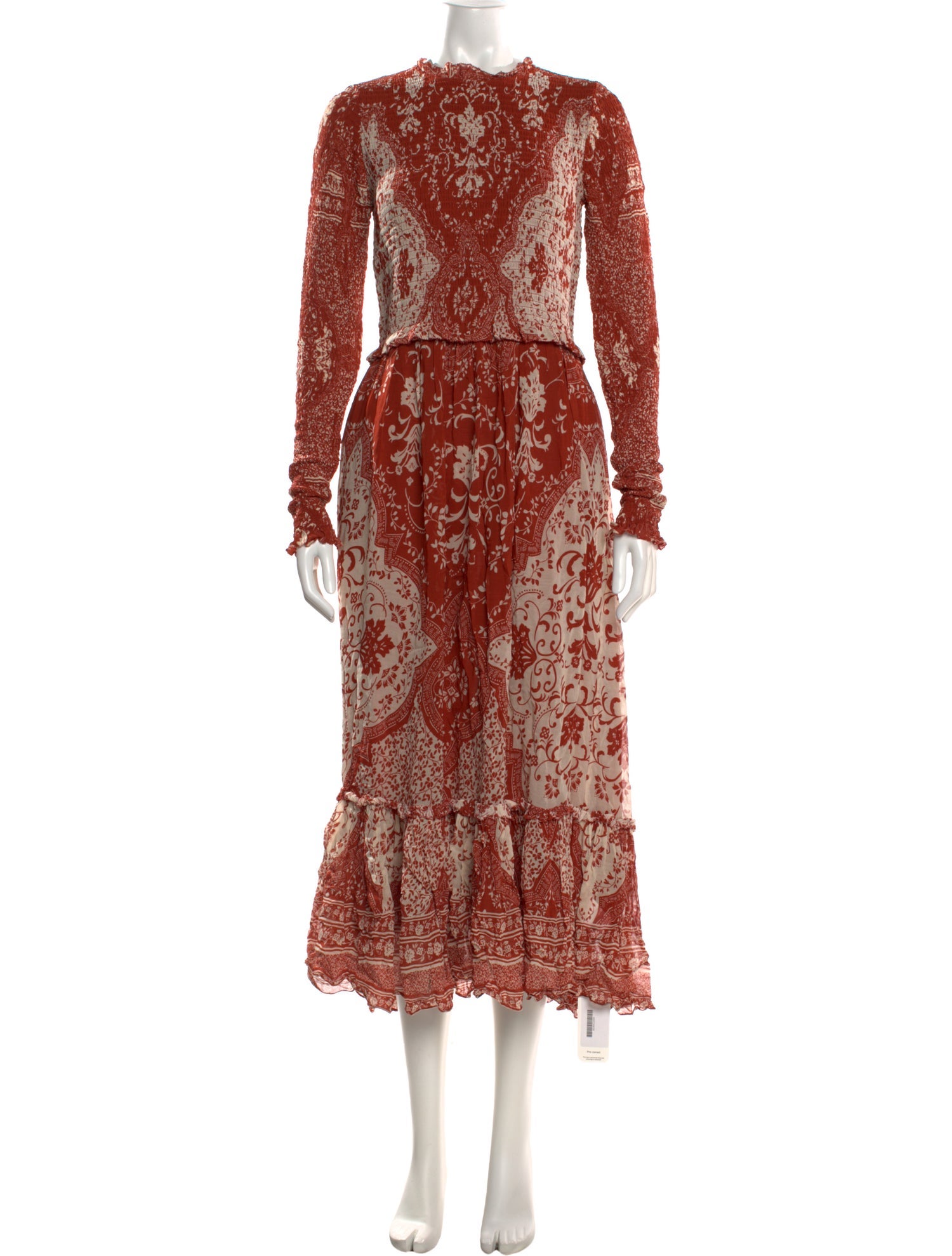 Cara Cara Lace Pattern Long Dress