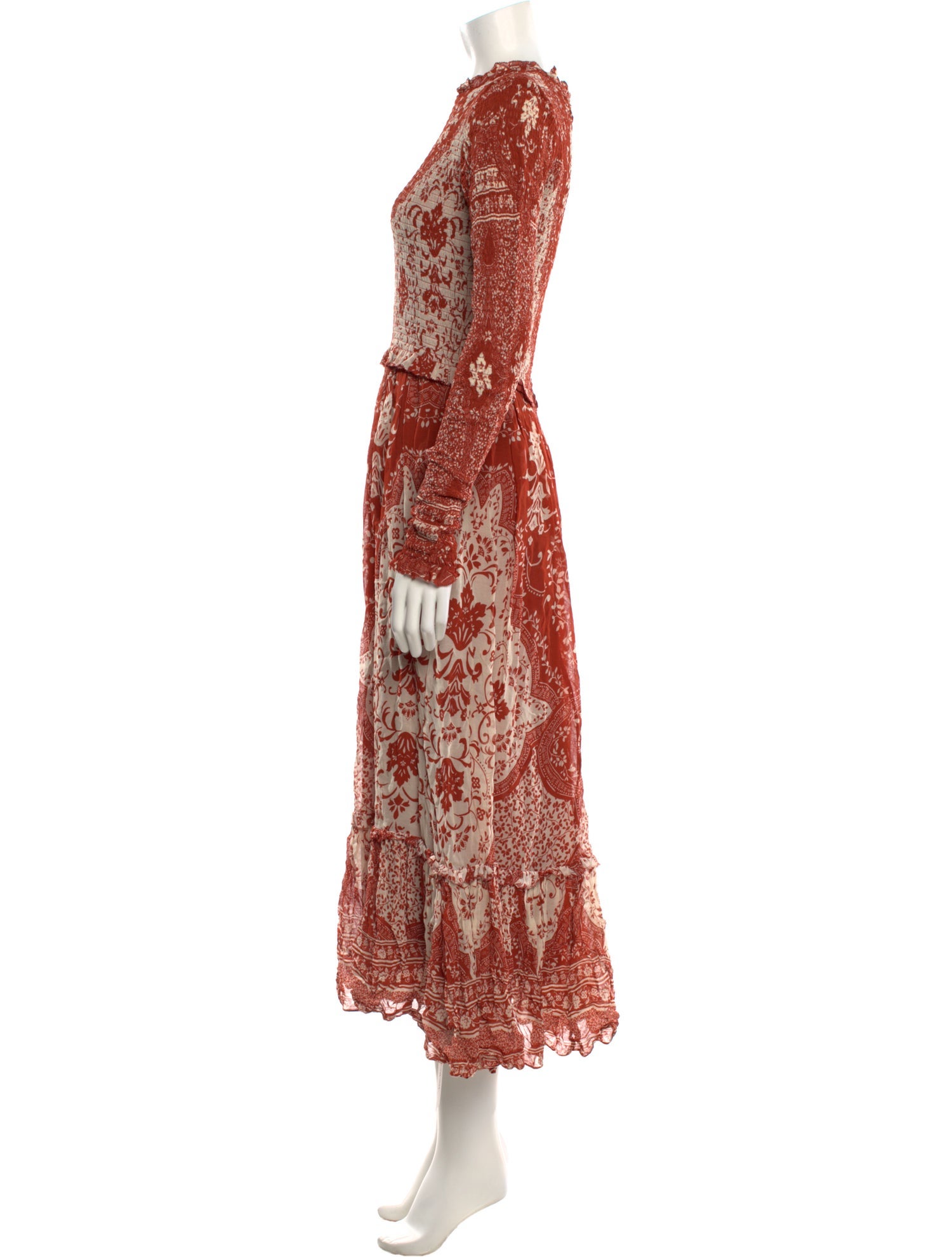 Cara Cara Lace Pattern Long Dress