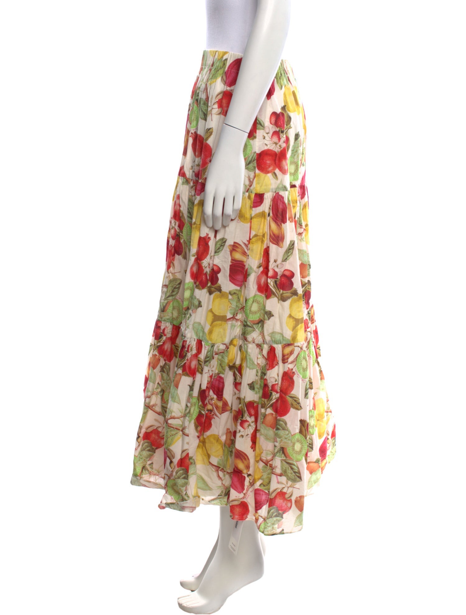 Cara Cara Floral Print Midi Length Skirt