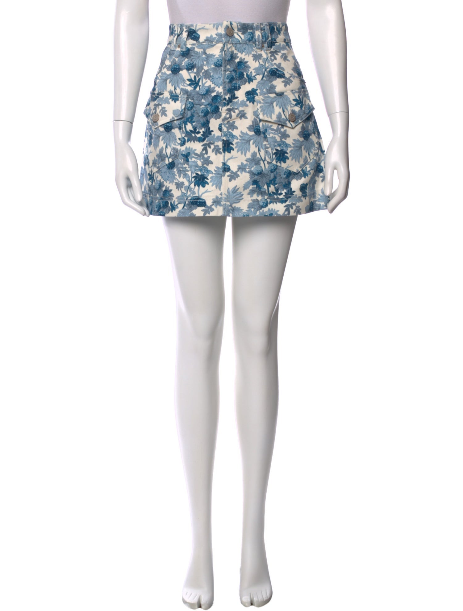 Cara Cara Floral Print Mini Skirt w/ Tags