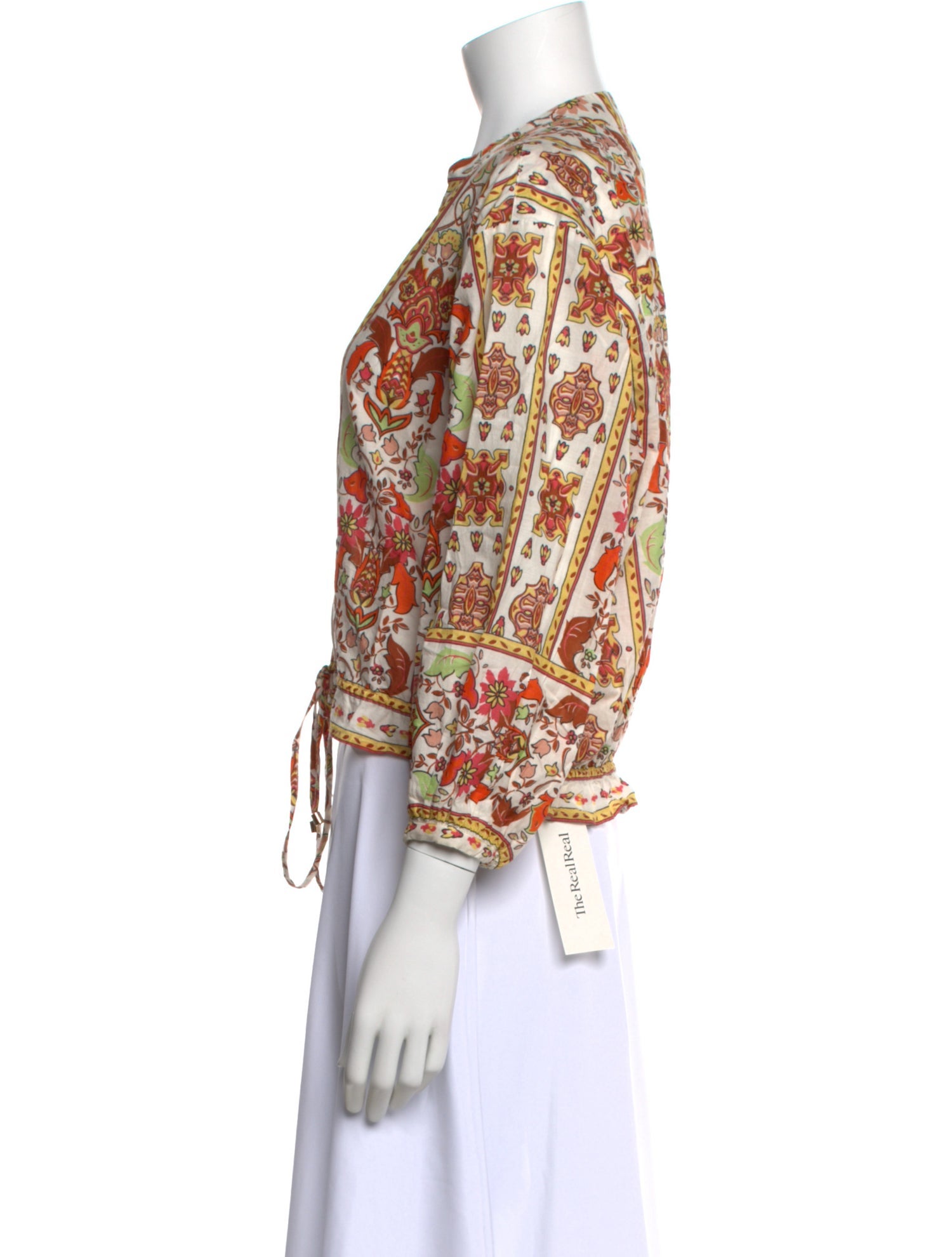 Cara Cara Floral Print V-Neck Blouse