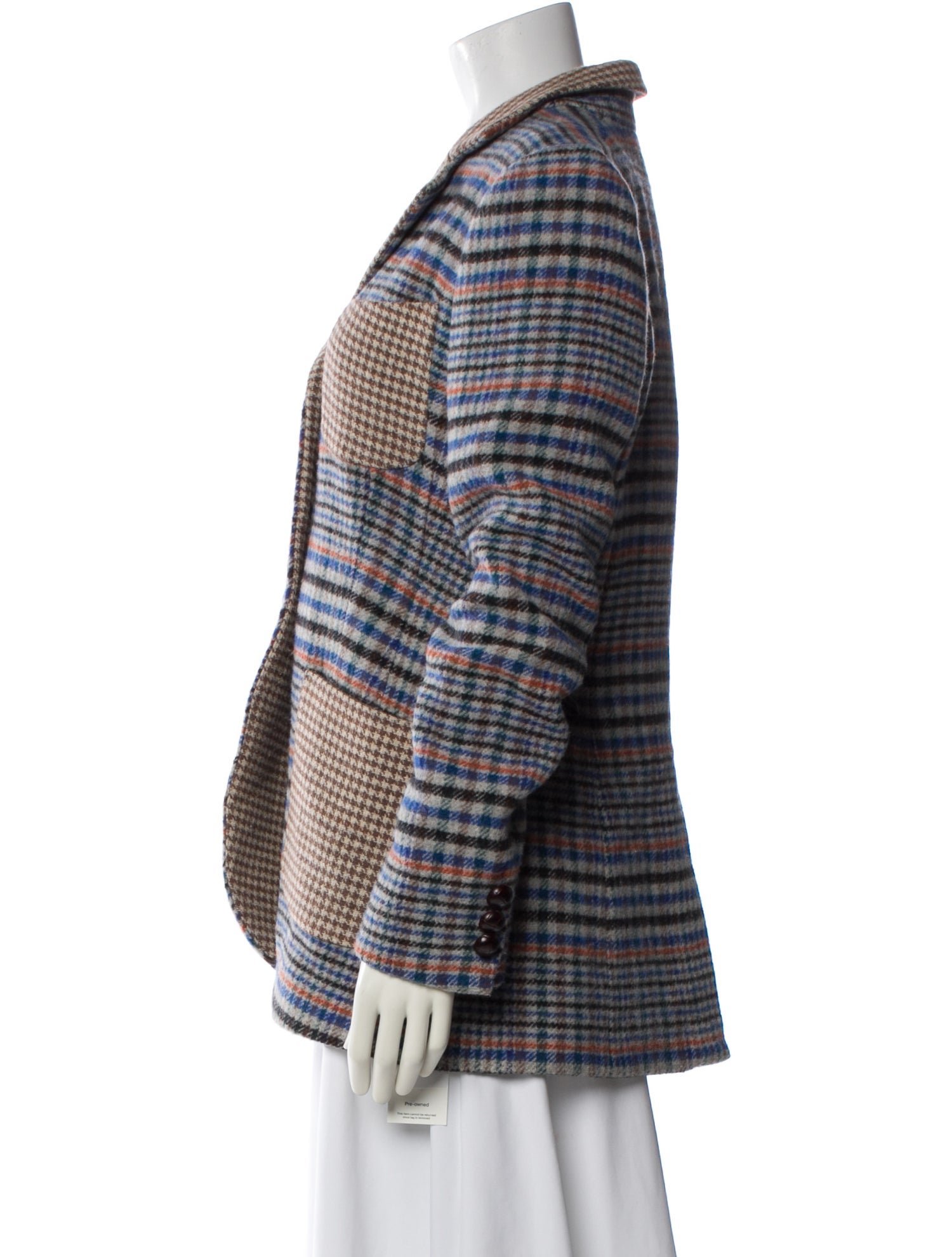 Cara Cara Plaid Print Coat