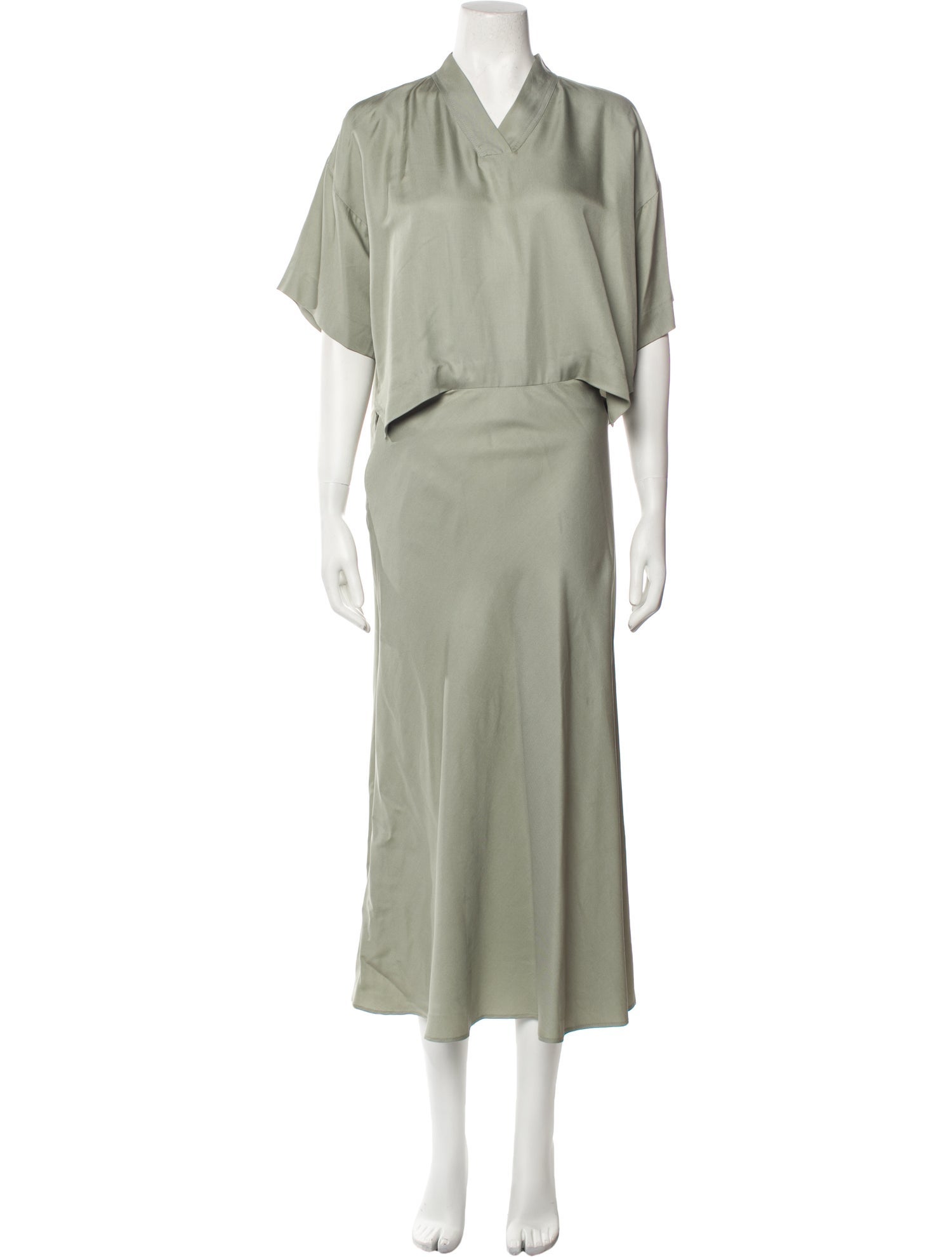 Carcel Silk Long Dress