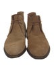 Crockett & Jones Suede Lace-Up Boots